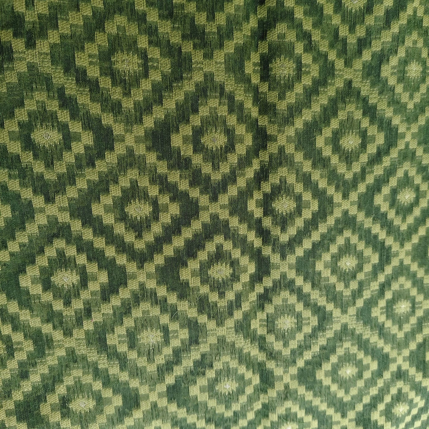 Mehndi Green Cotton Jamdani