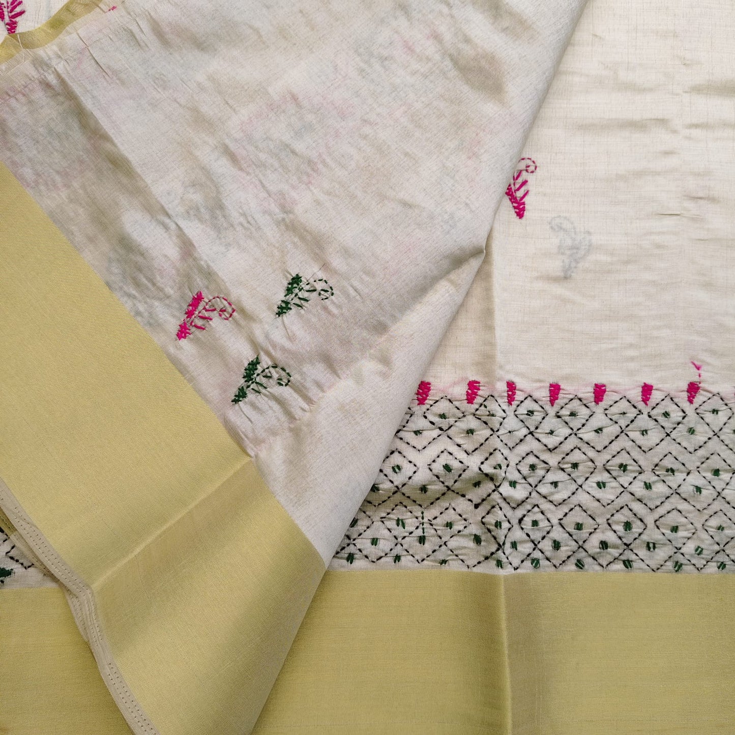 Chanderi Cotton Silk-Kantha 02