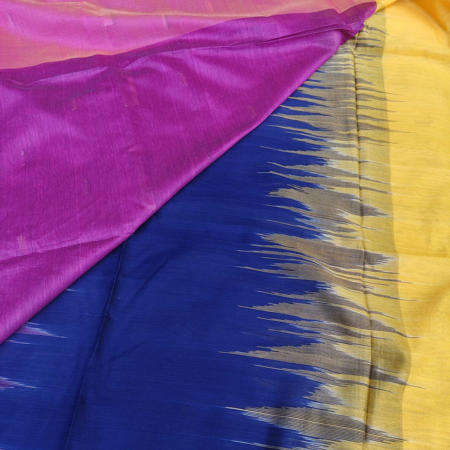 Handwoven Bengal Cotton Magenta