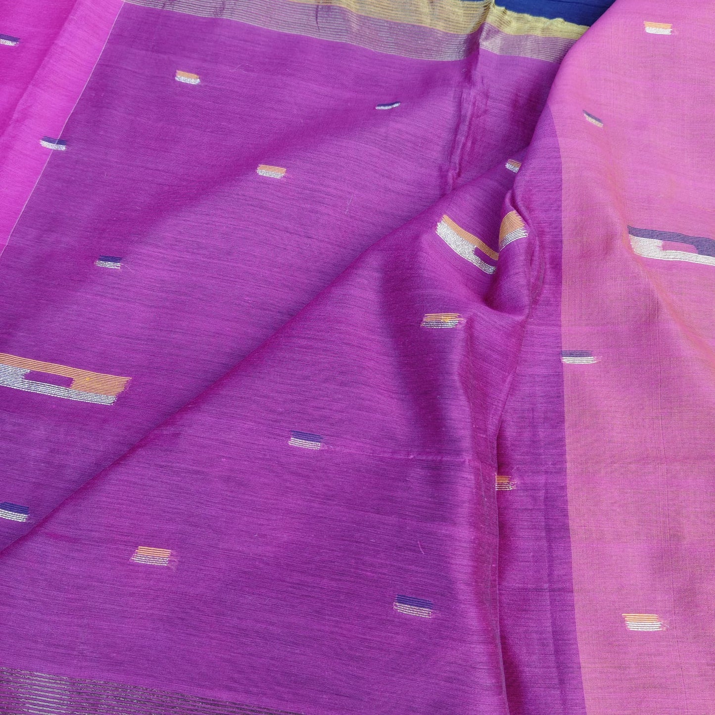 Handwoven Bengal Cotton Magenta