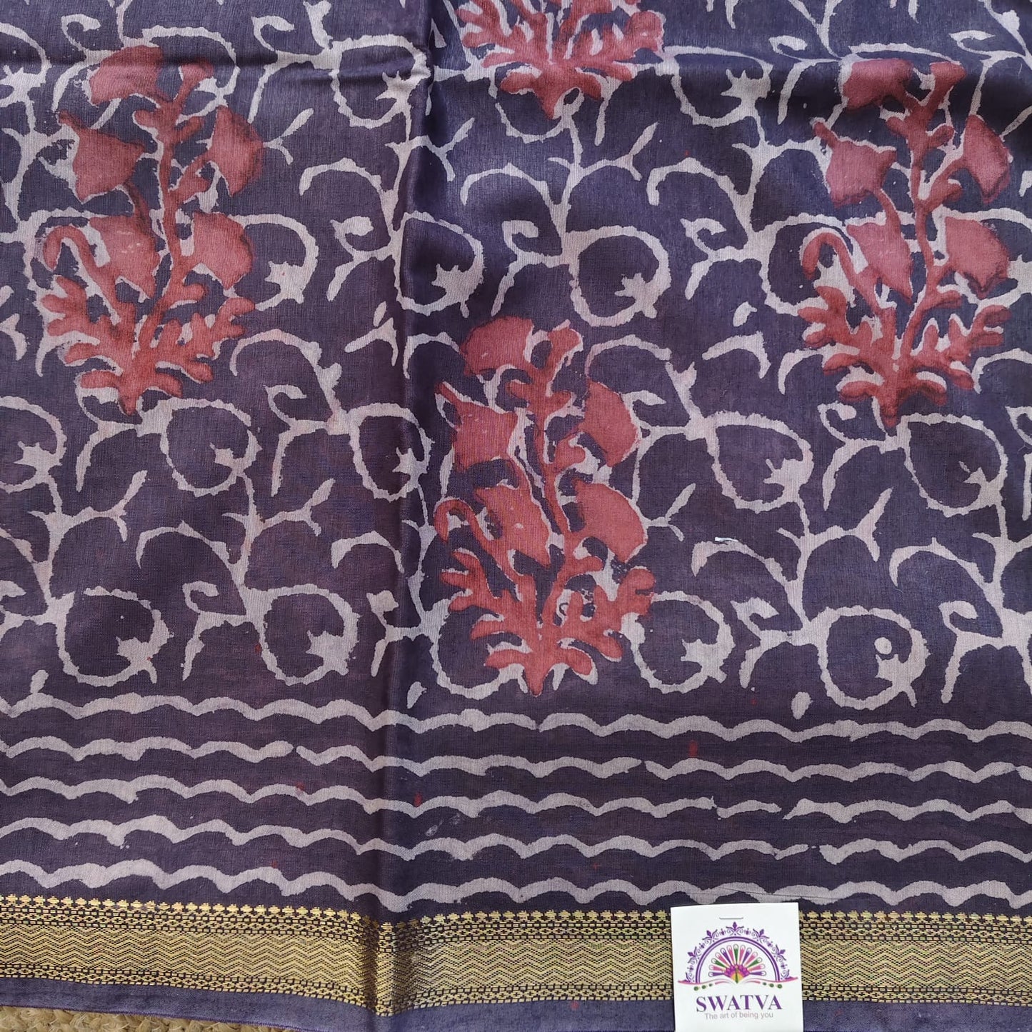 Jaipuri Ajrakh Chanderi-05