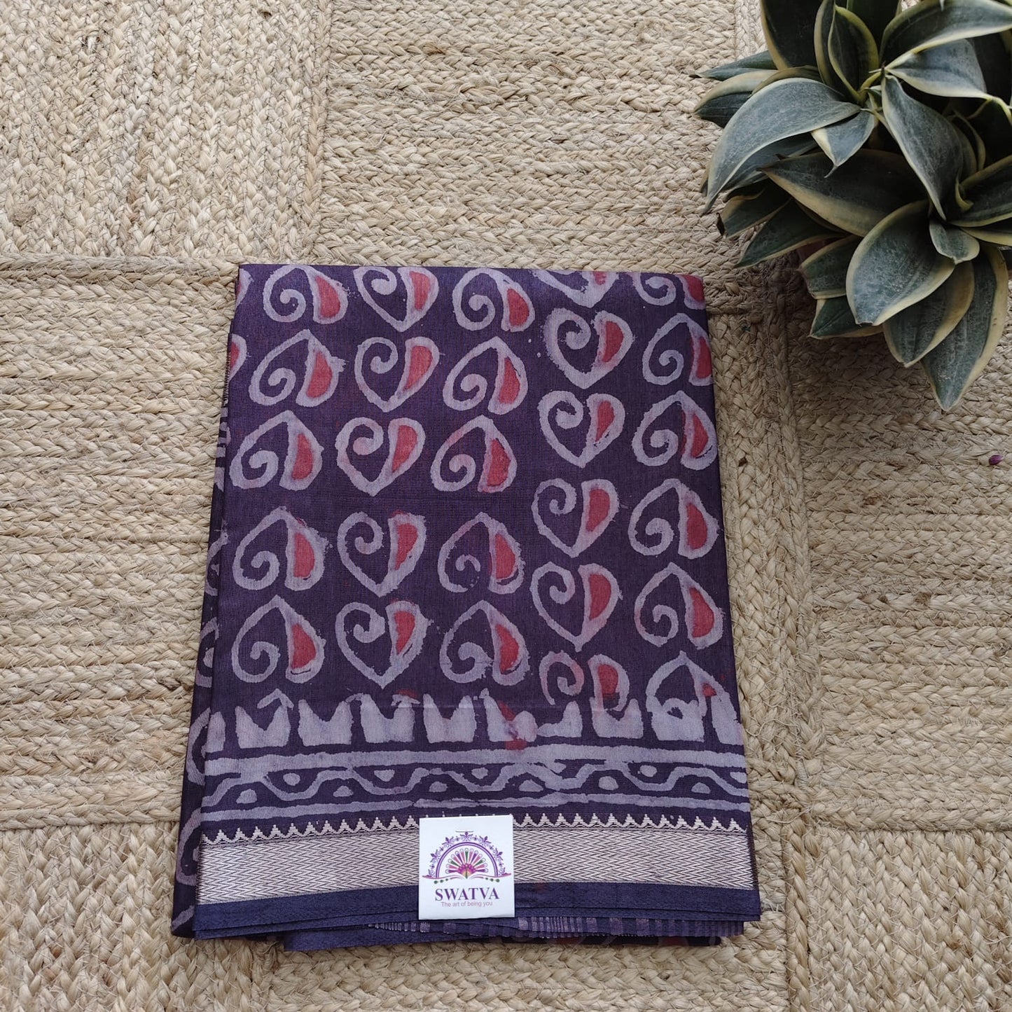 Jaipuri Ajrakh Chanderi- 01