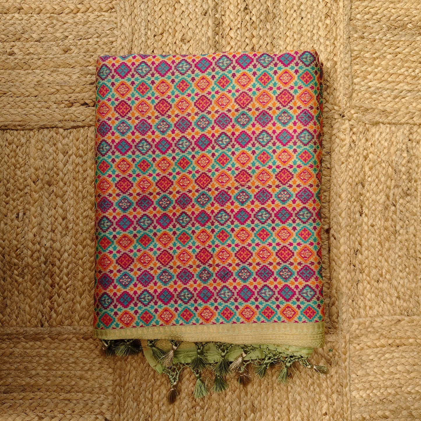 Banarasi Patola Munga Silk