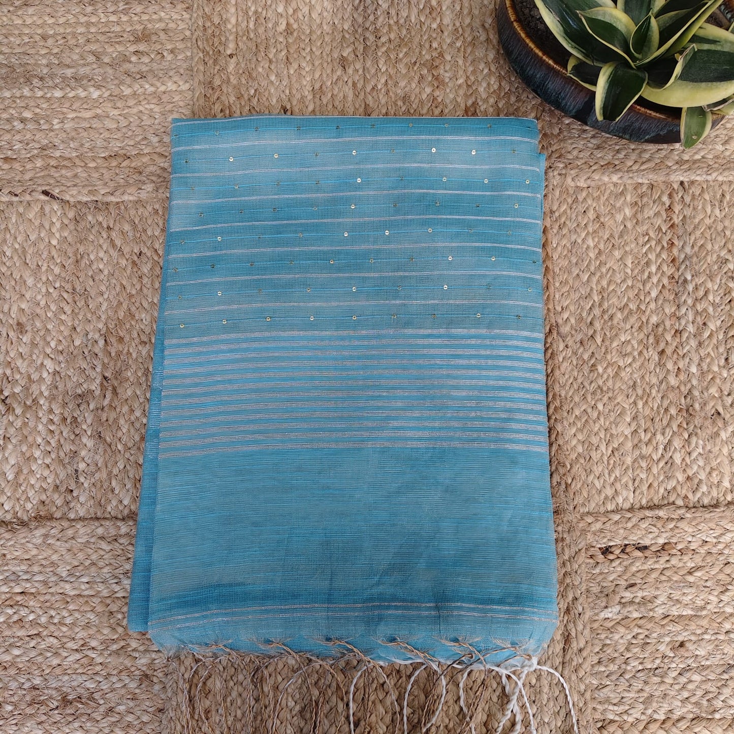 Kora Muslin Tissue- Firozi