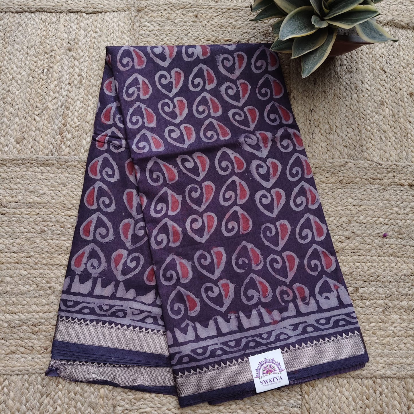 Jaipuri Ajrakh Chanderi- 01