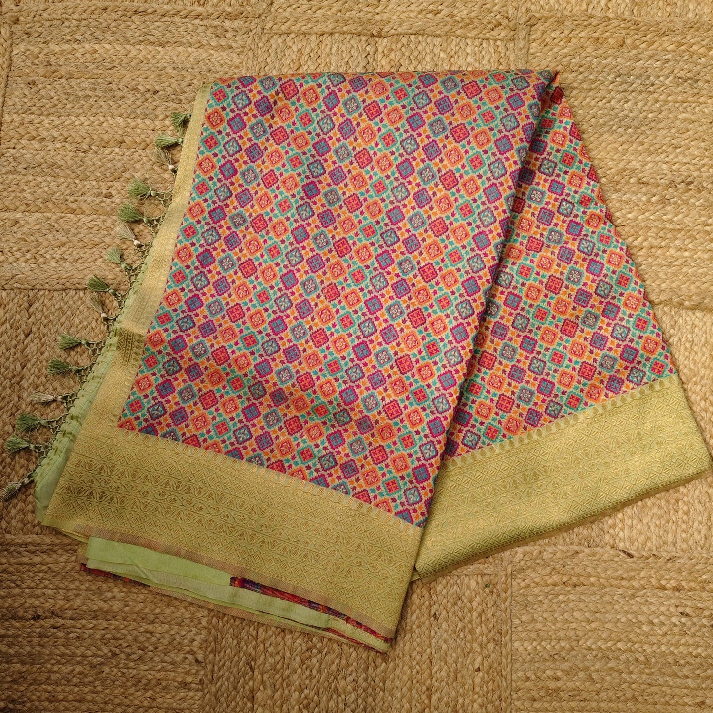 Banarasi Patola Munga Silk