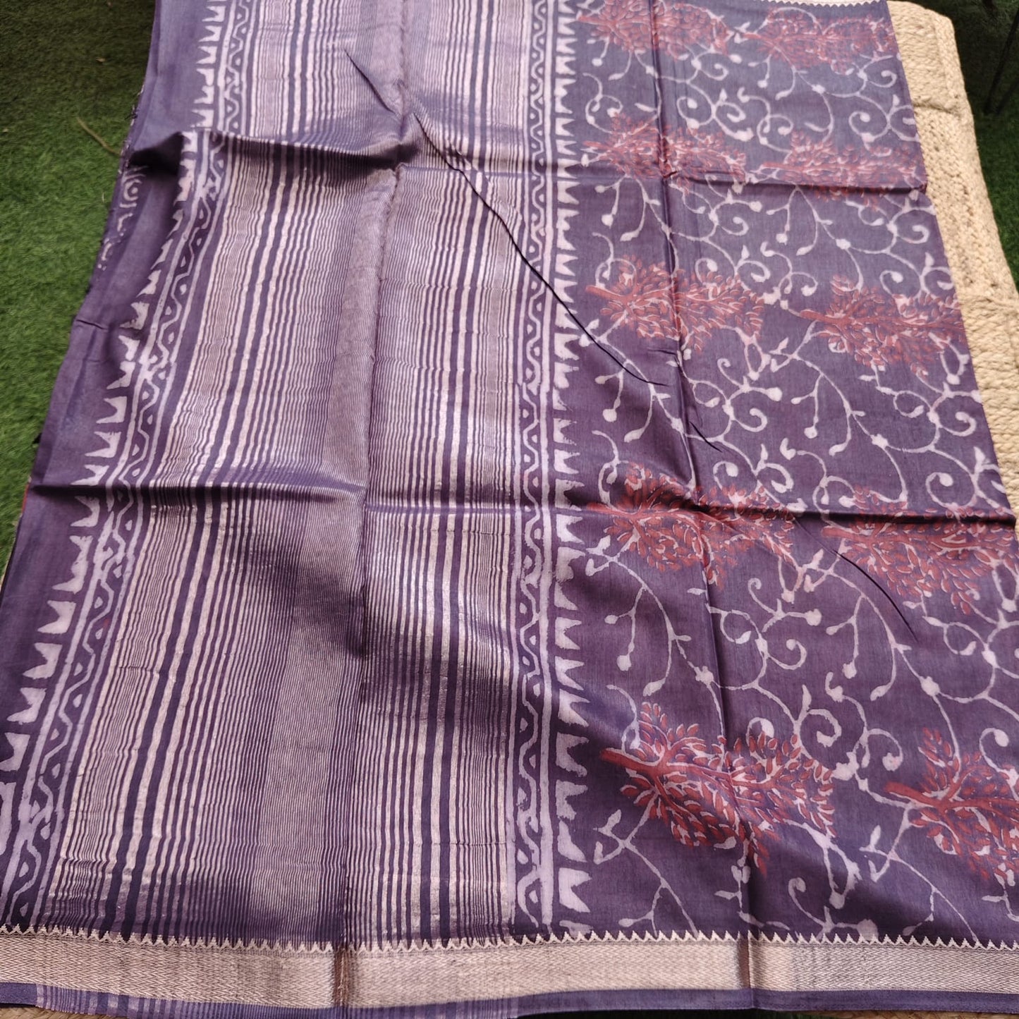 Jaipuri Ajrakh Chanderi- 01