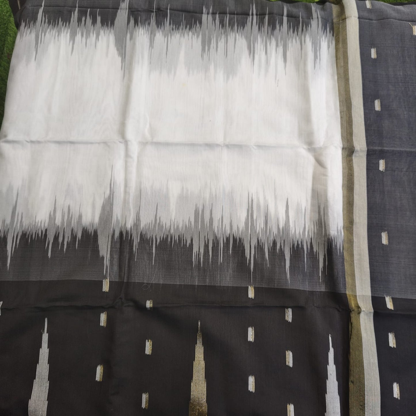 Handwoven Bengal Cotton Black and White