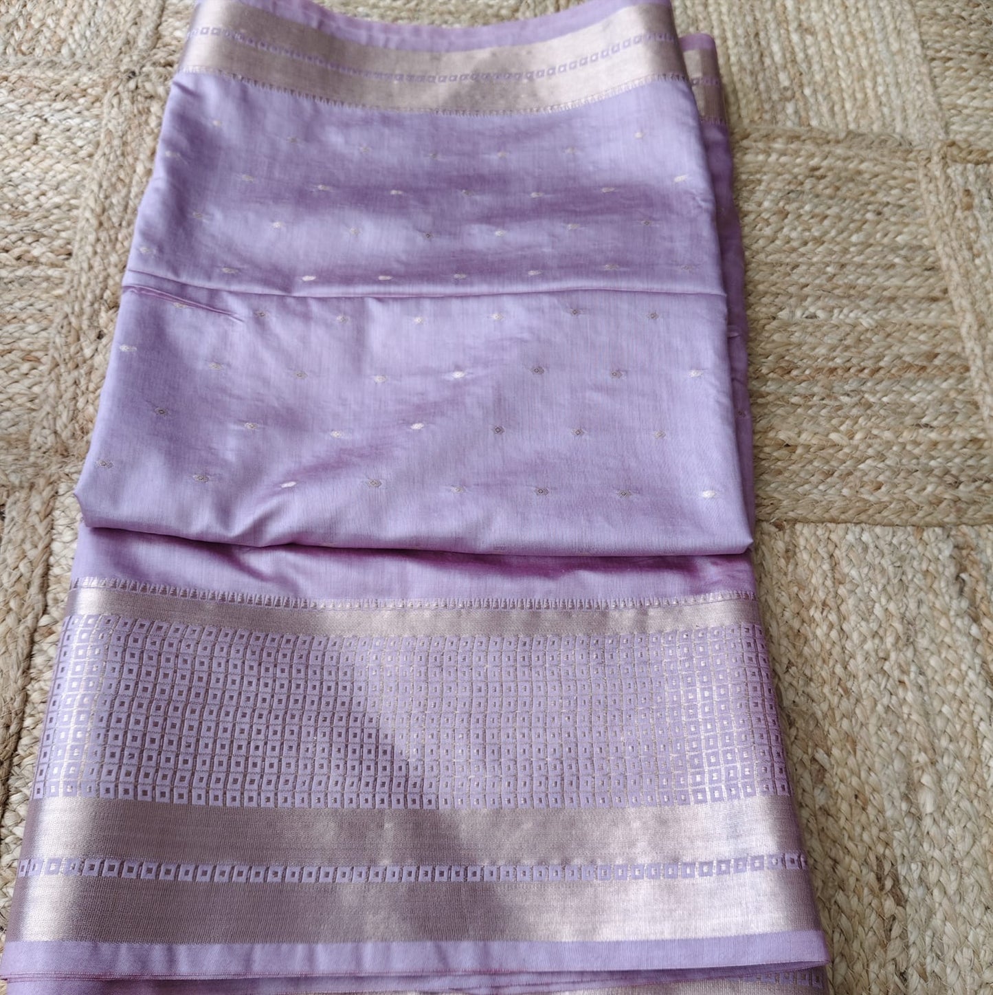Blended Tussar Silk - Mauve