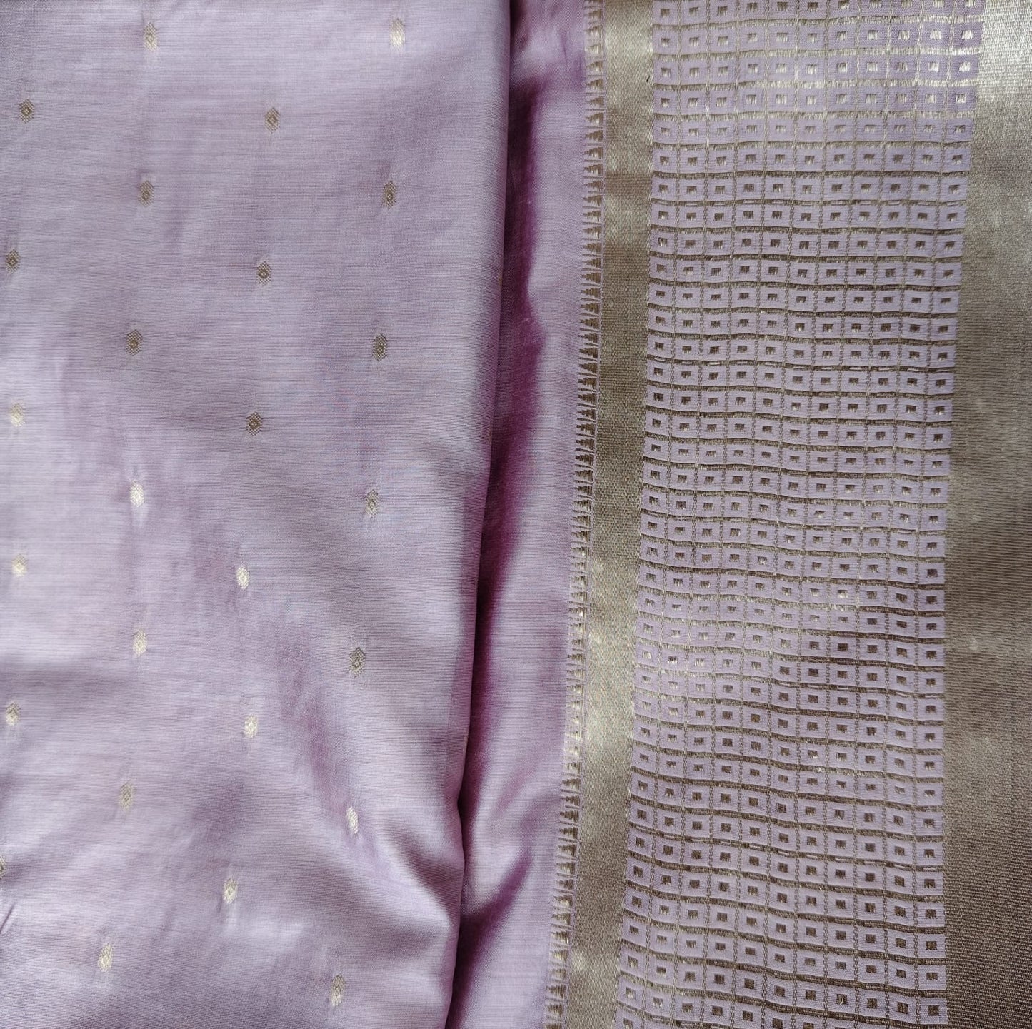 Blended Tussar Silk - Mauve