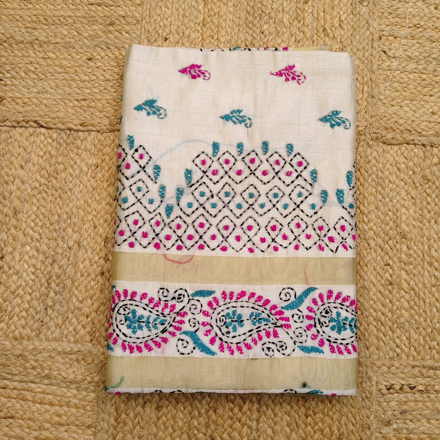 Chanderi Cotton Silk -Kantha 01