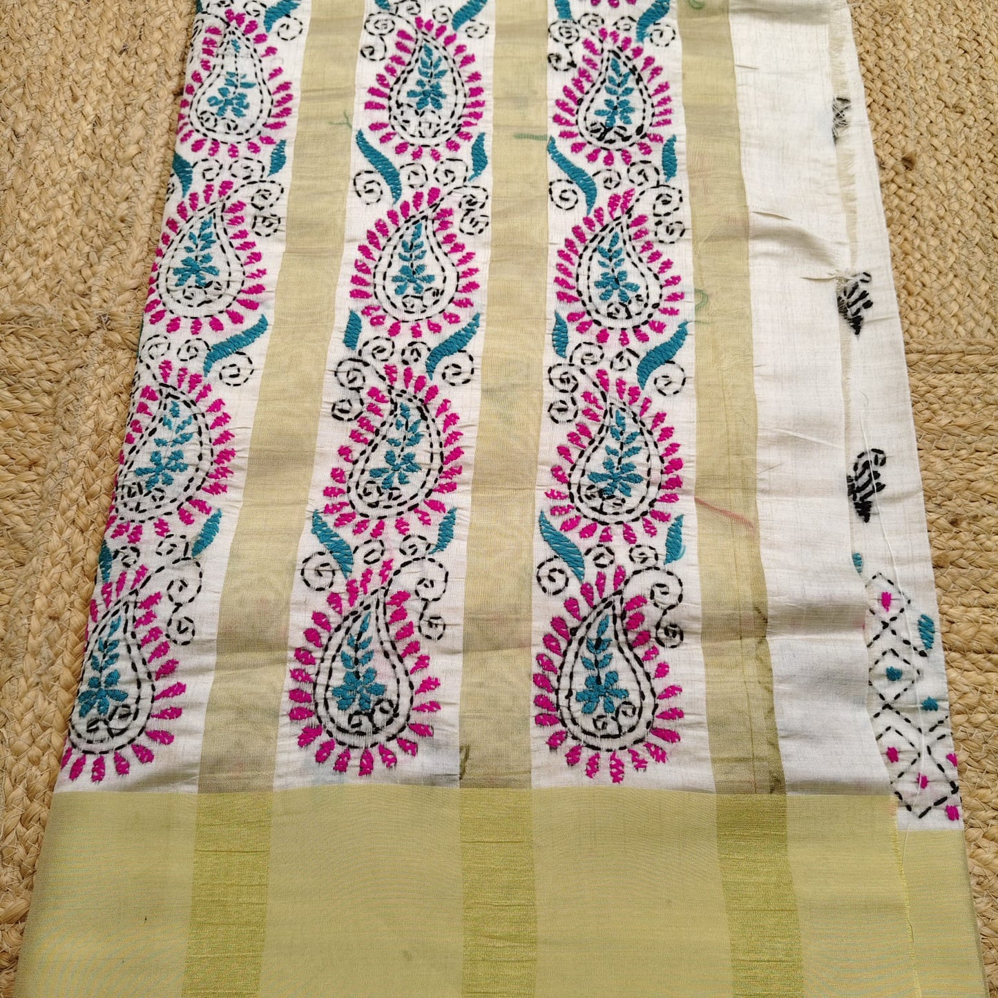 Chanderi Cotton Silk -Kantha 01