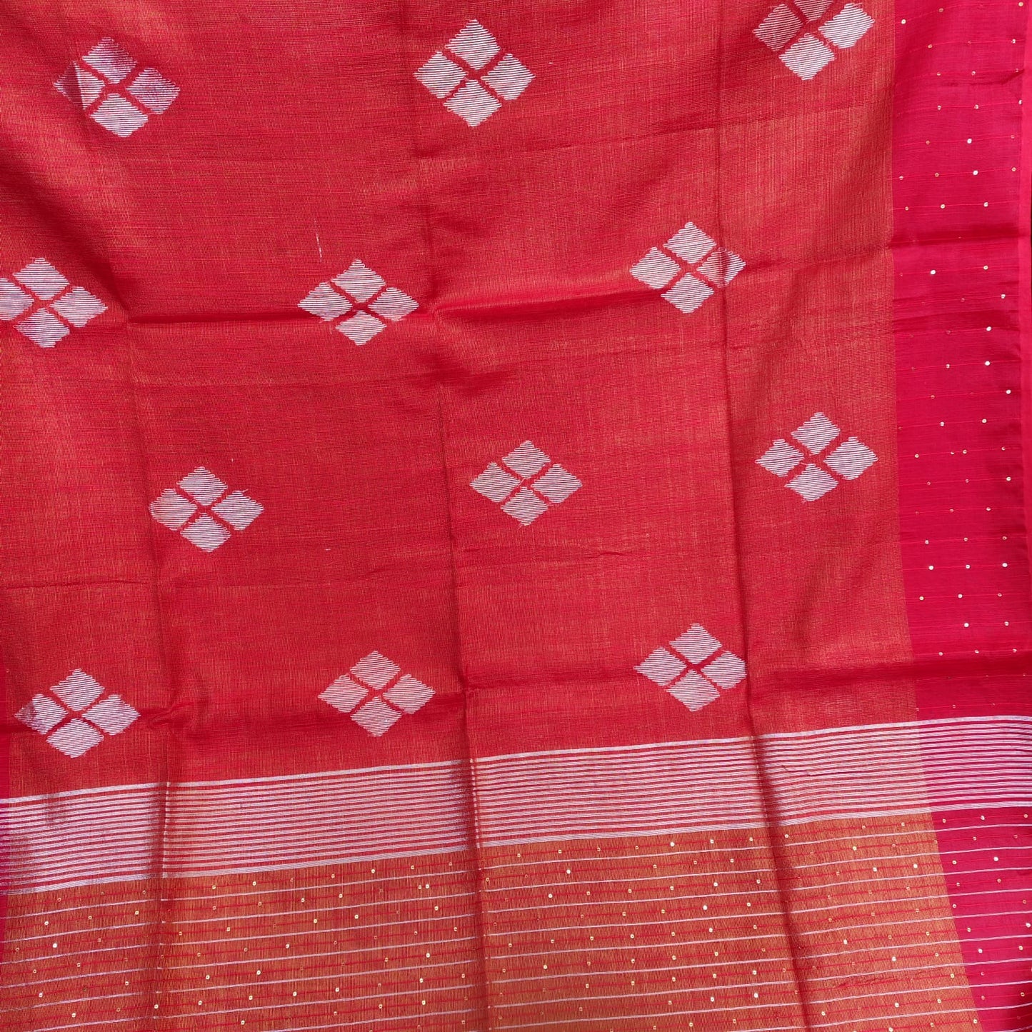 Kora Muslin Tissue - Vermilion Red