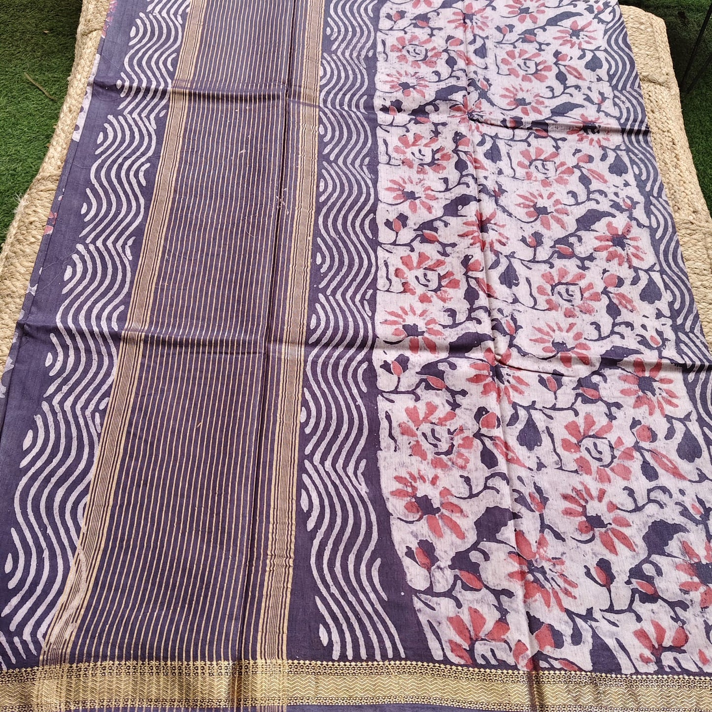 Jaipuri Ajrakh, Chanderi- 02