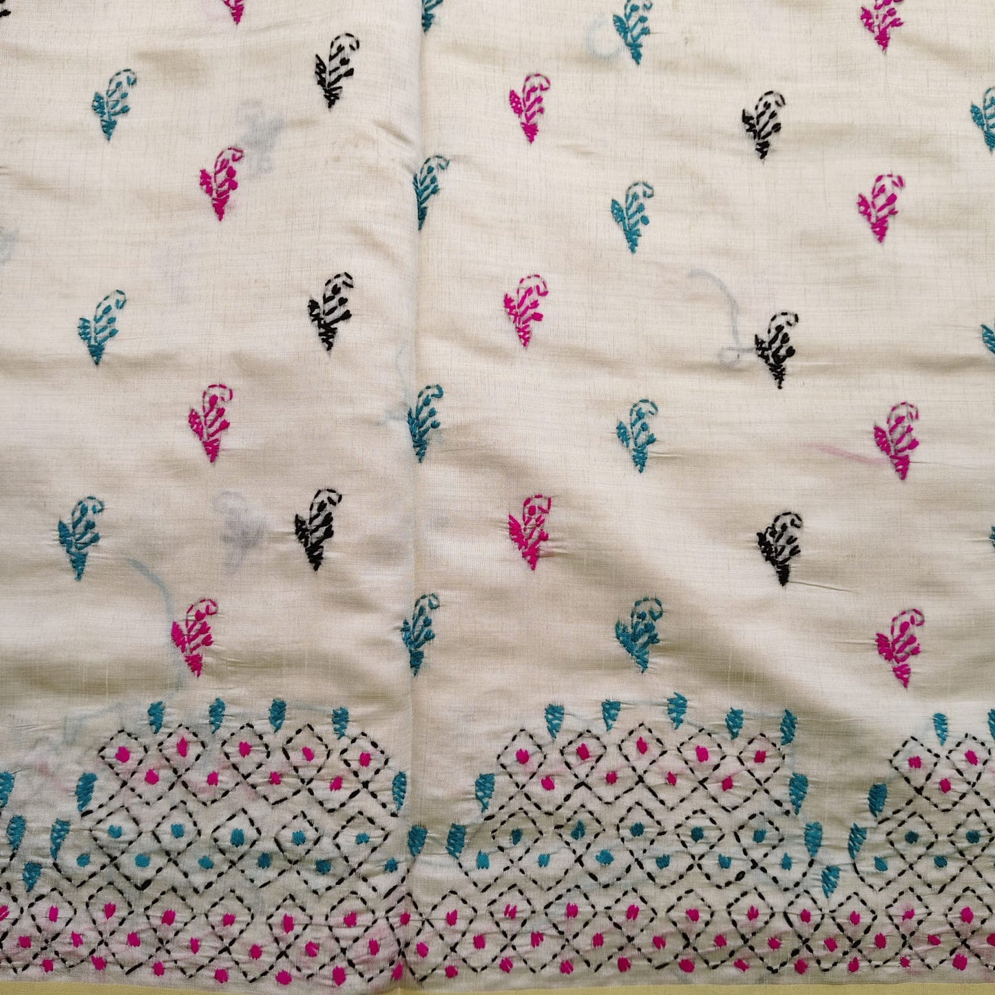 Chanderi Cotton Silk -Kantha 01