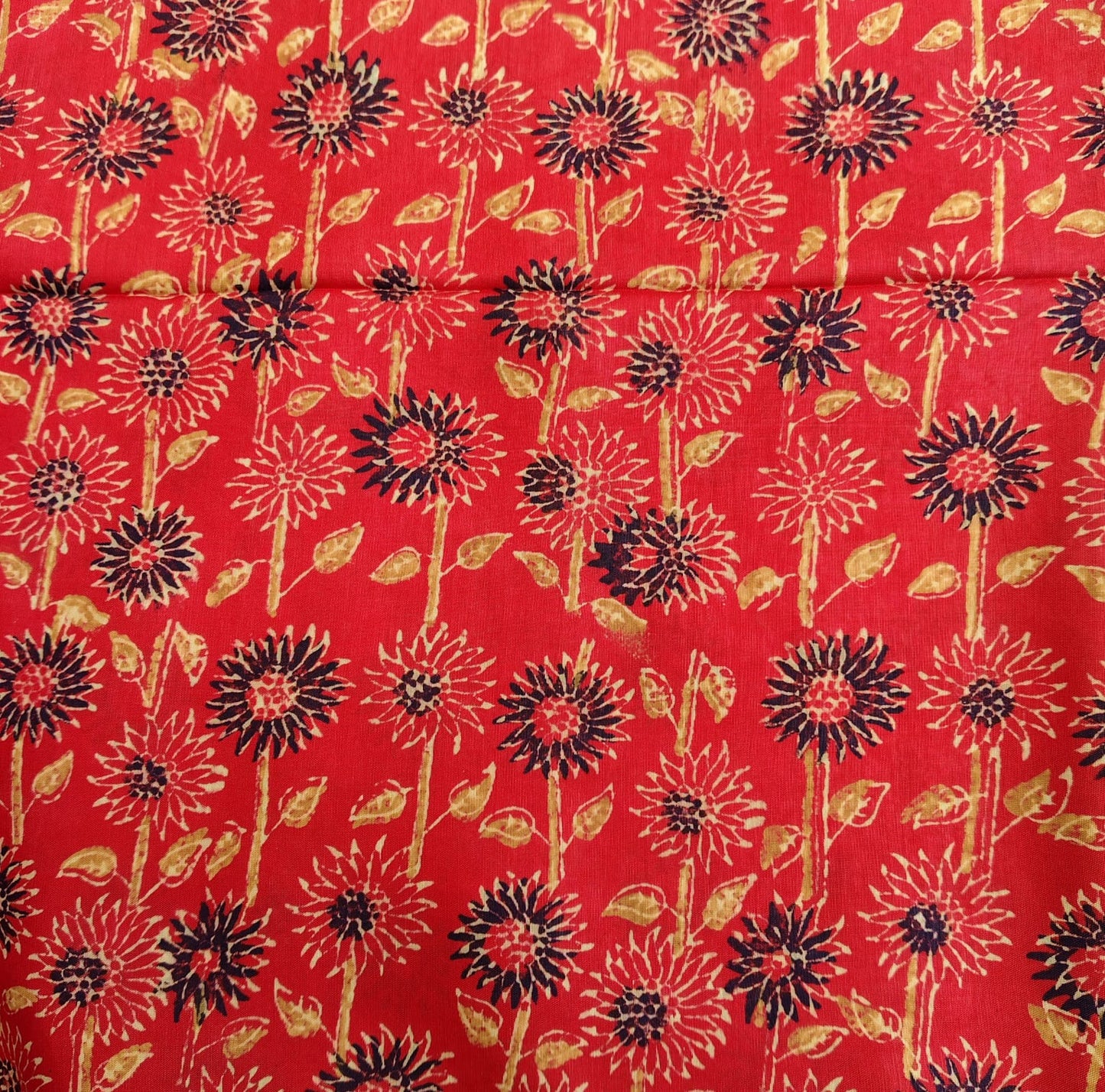 Red Block Print Maheshwari Ajrakh