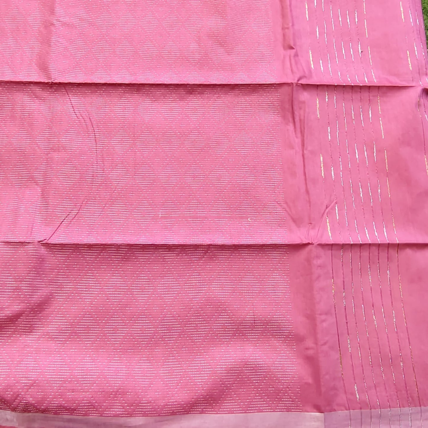 Maheshwari Kantha - Onion Pink