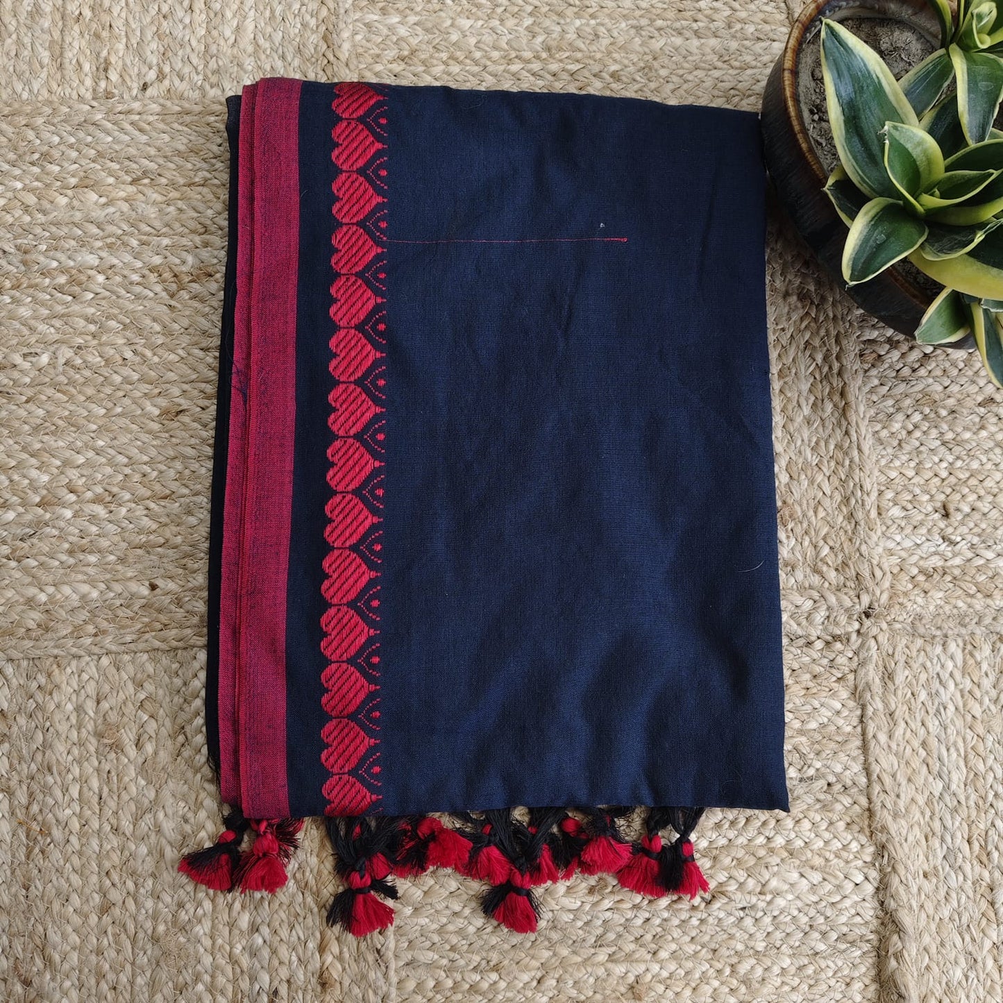 Khadi Cotton-Midnight blue