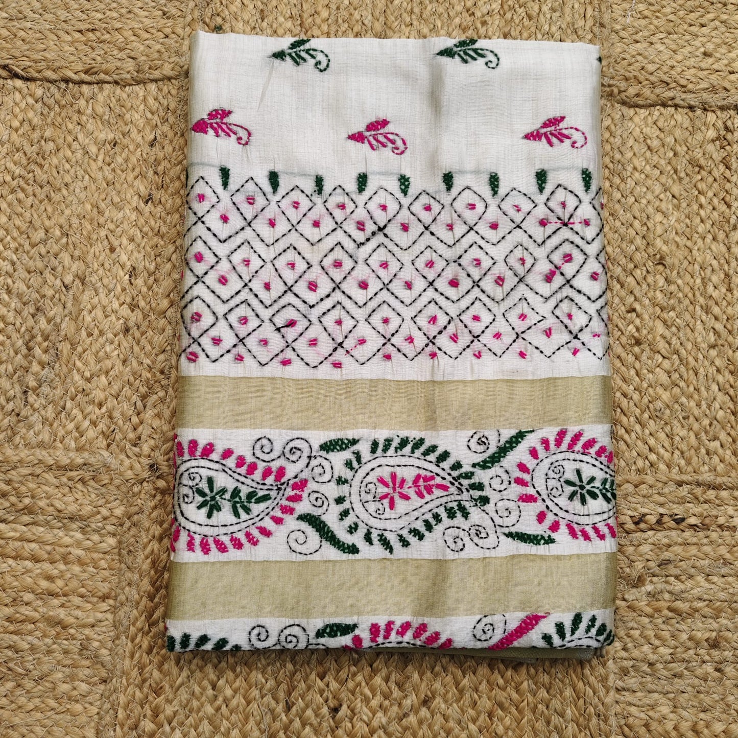 Chanderi Cotton Silk-Kantha 02