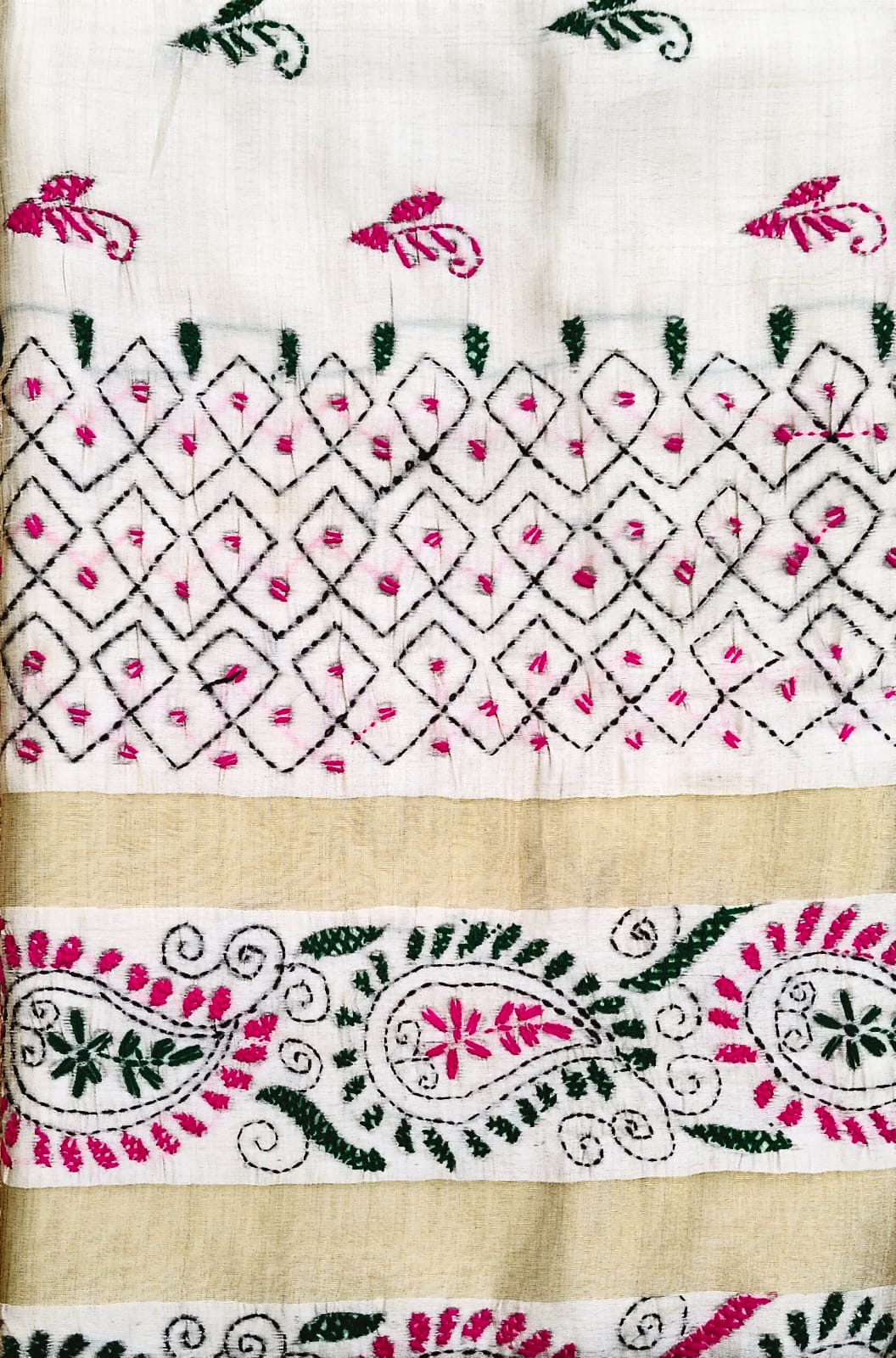 Chanderi Cotton Silk-Kantha 02