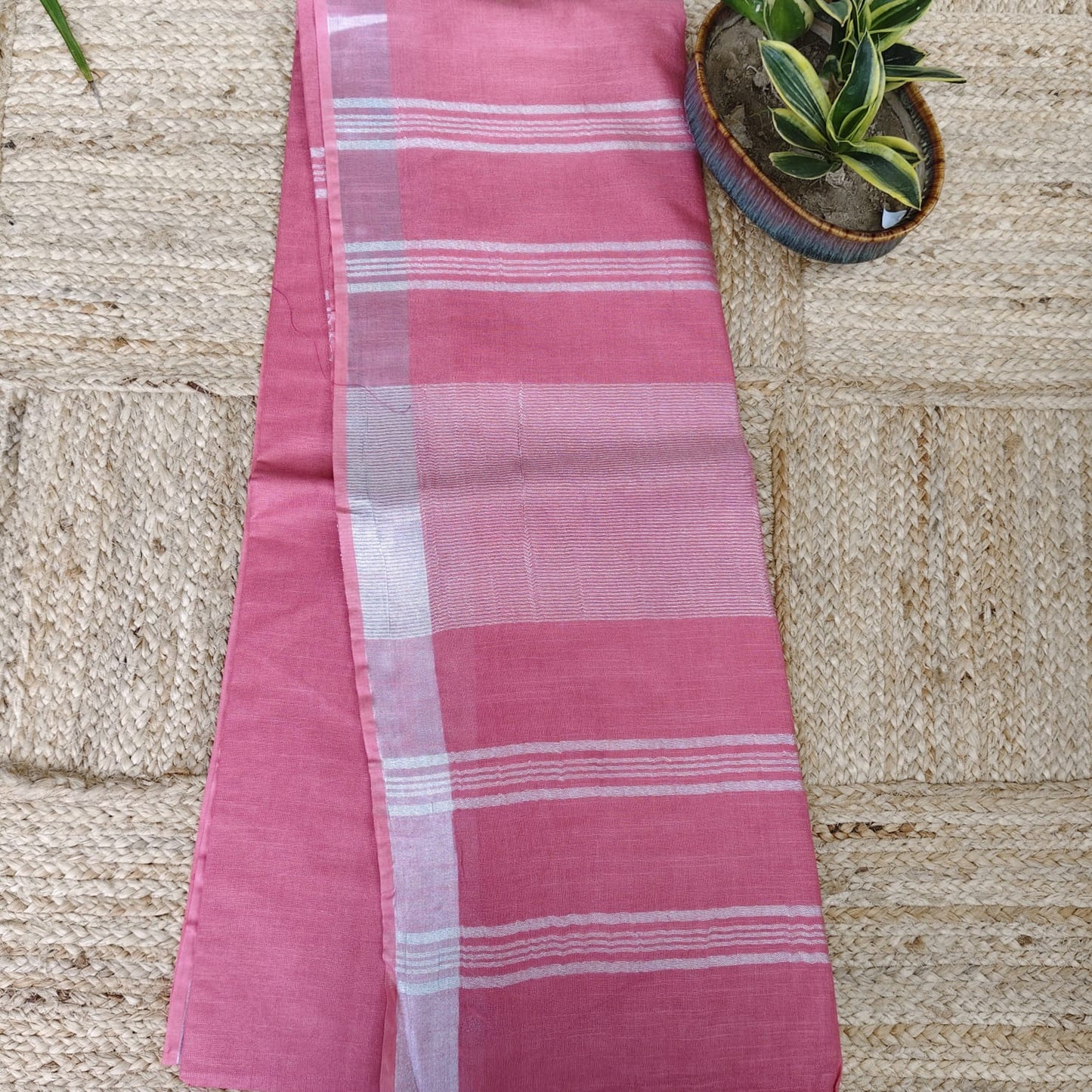 Cotton Linen-Pink