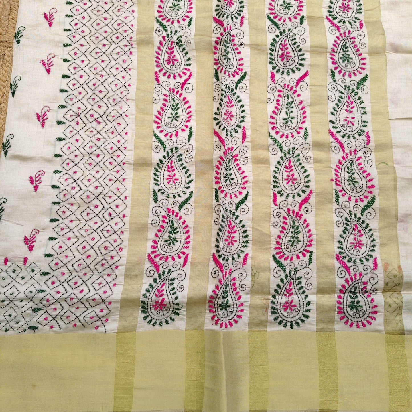 Chanderi Cotton Silk-Kantha 02