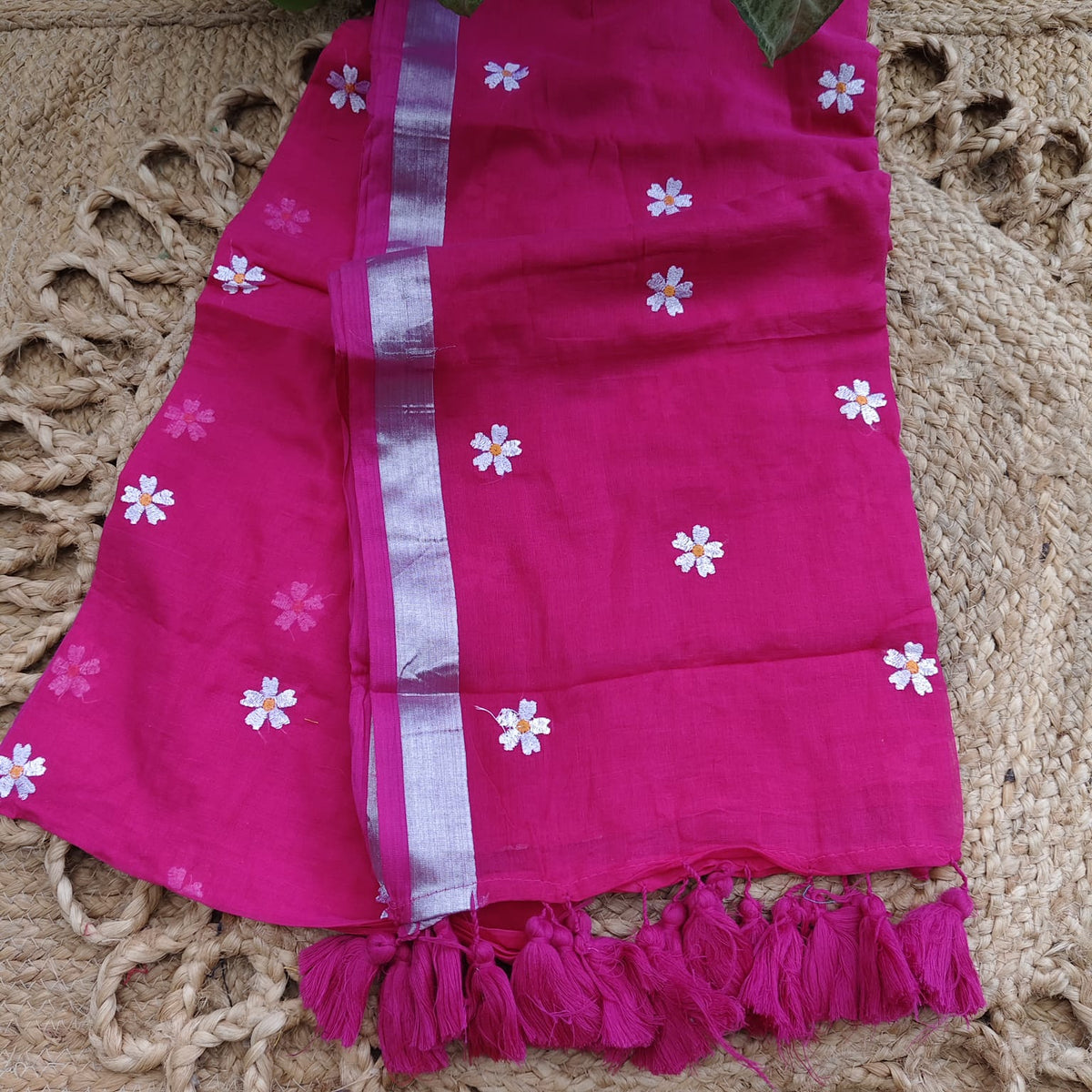 Mul Cotton - Fuschia Pink
