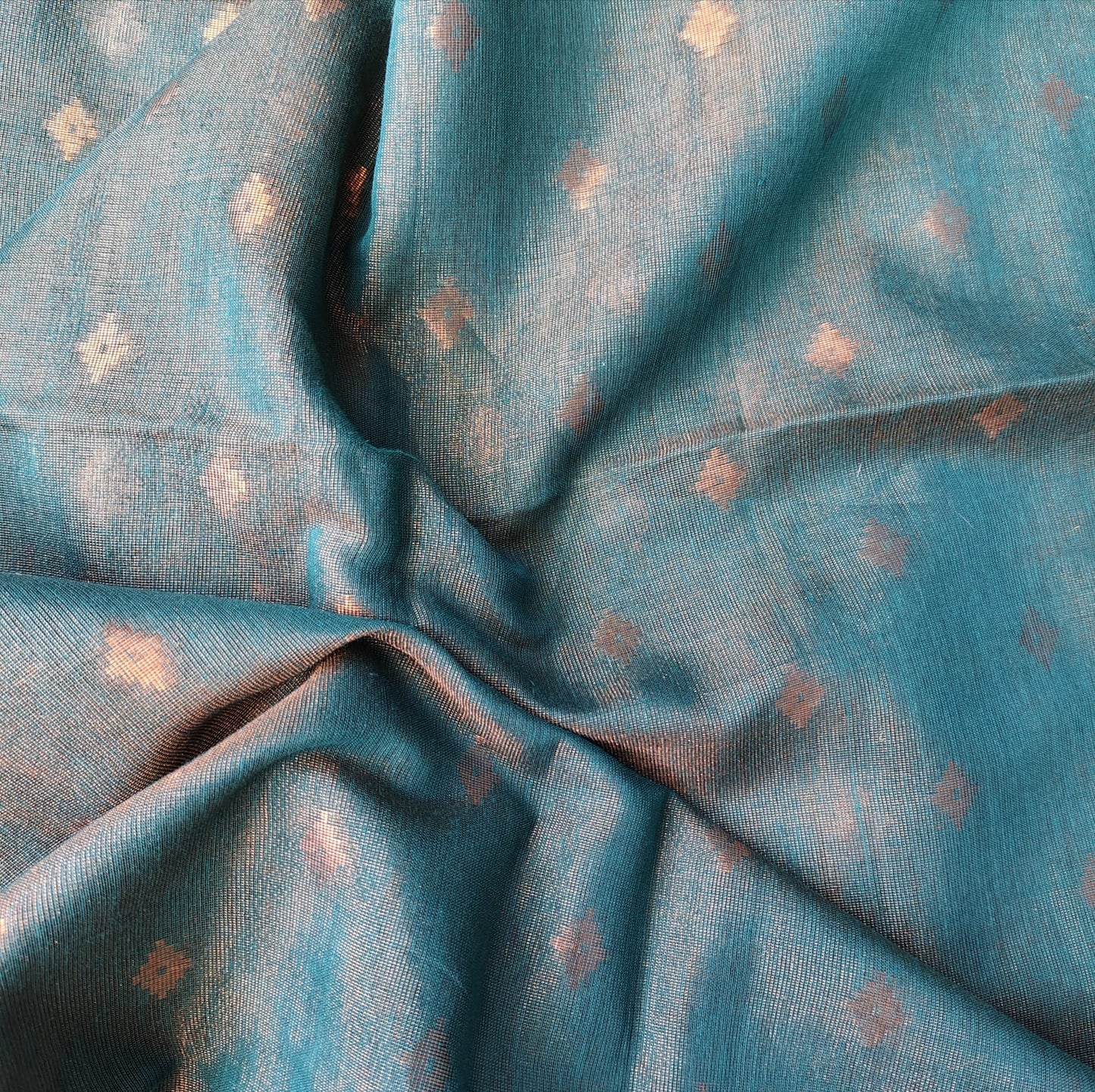 Tissue Jamdani, Emarald green