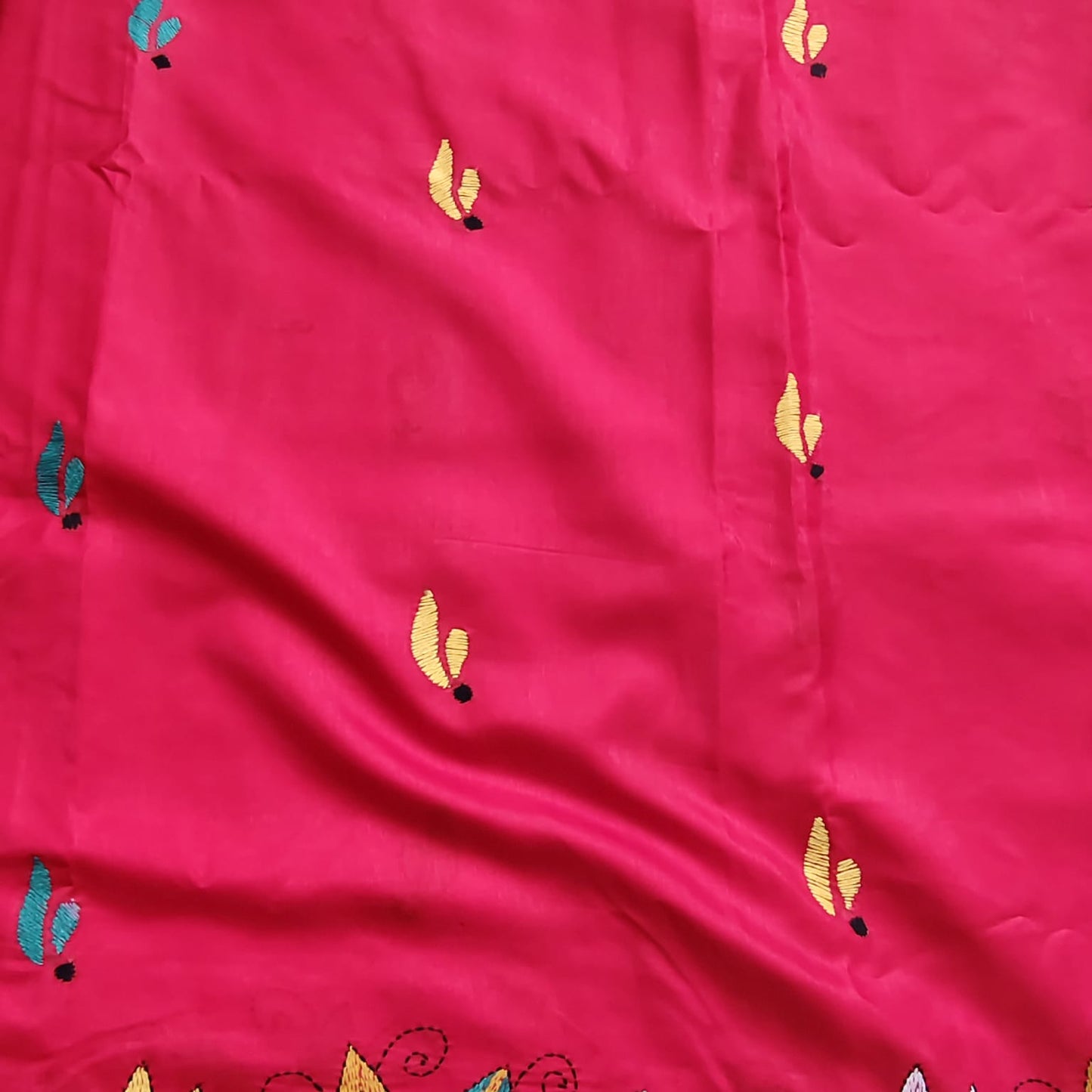 Kantha Stitch-Vermilion