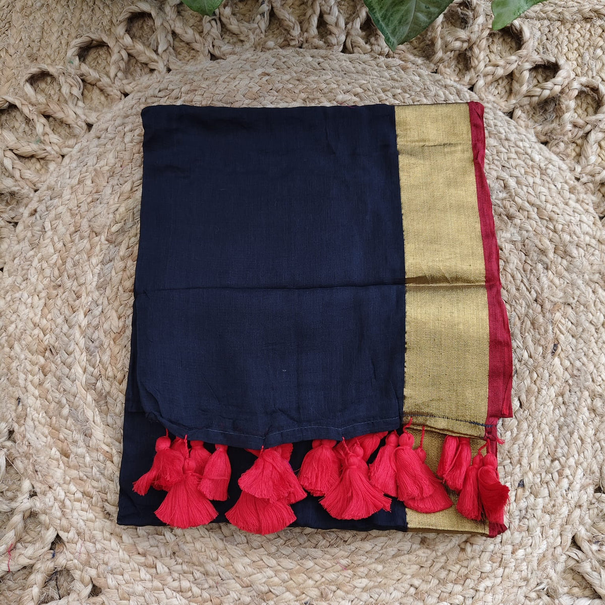 Mul cotton - Black and Gold