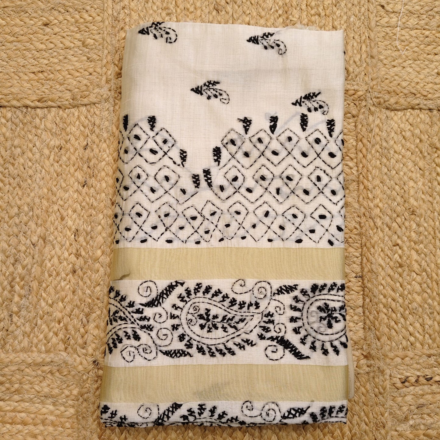 Chanderi Cotton- Silk Kantha 04