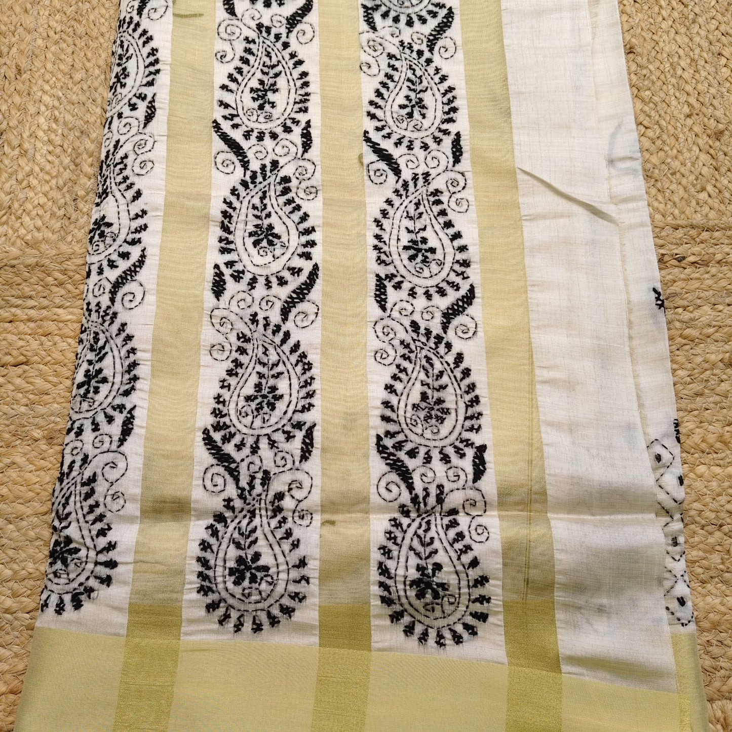 Chanderi Cotton- Silk Kantha 04