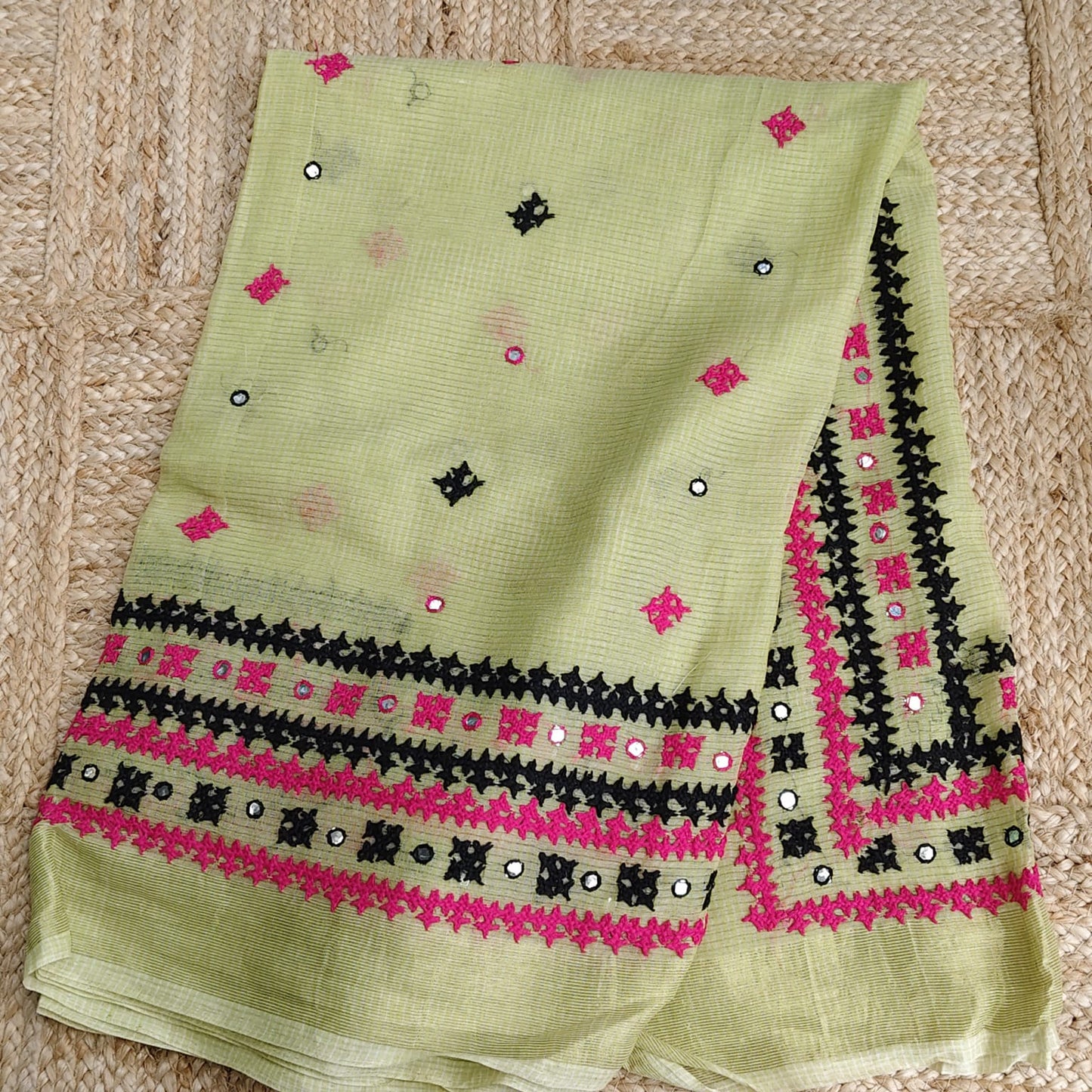 Green Resham Kota Kutchh Work