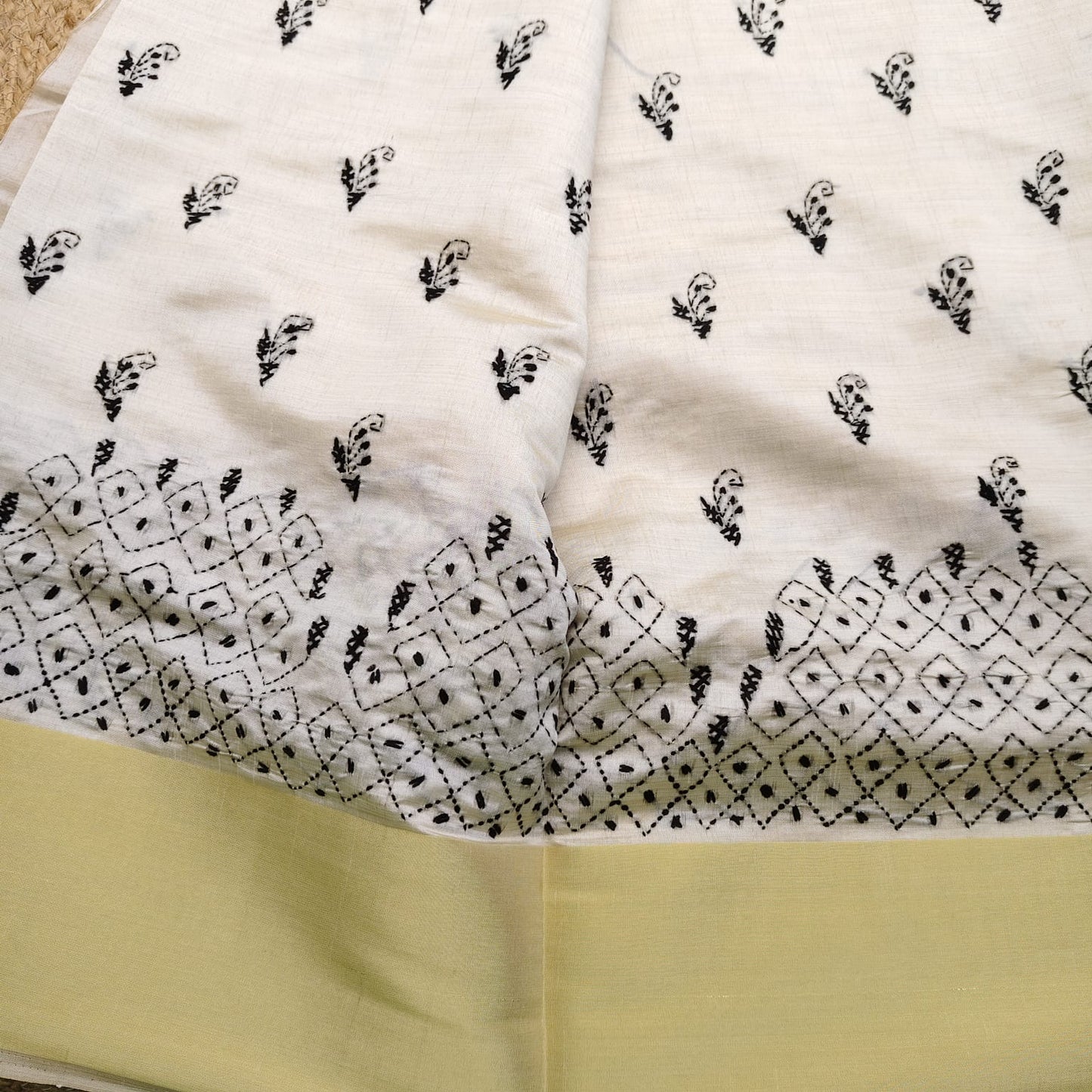 Chanderi Cotton- Silk Kantha 04