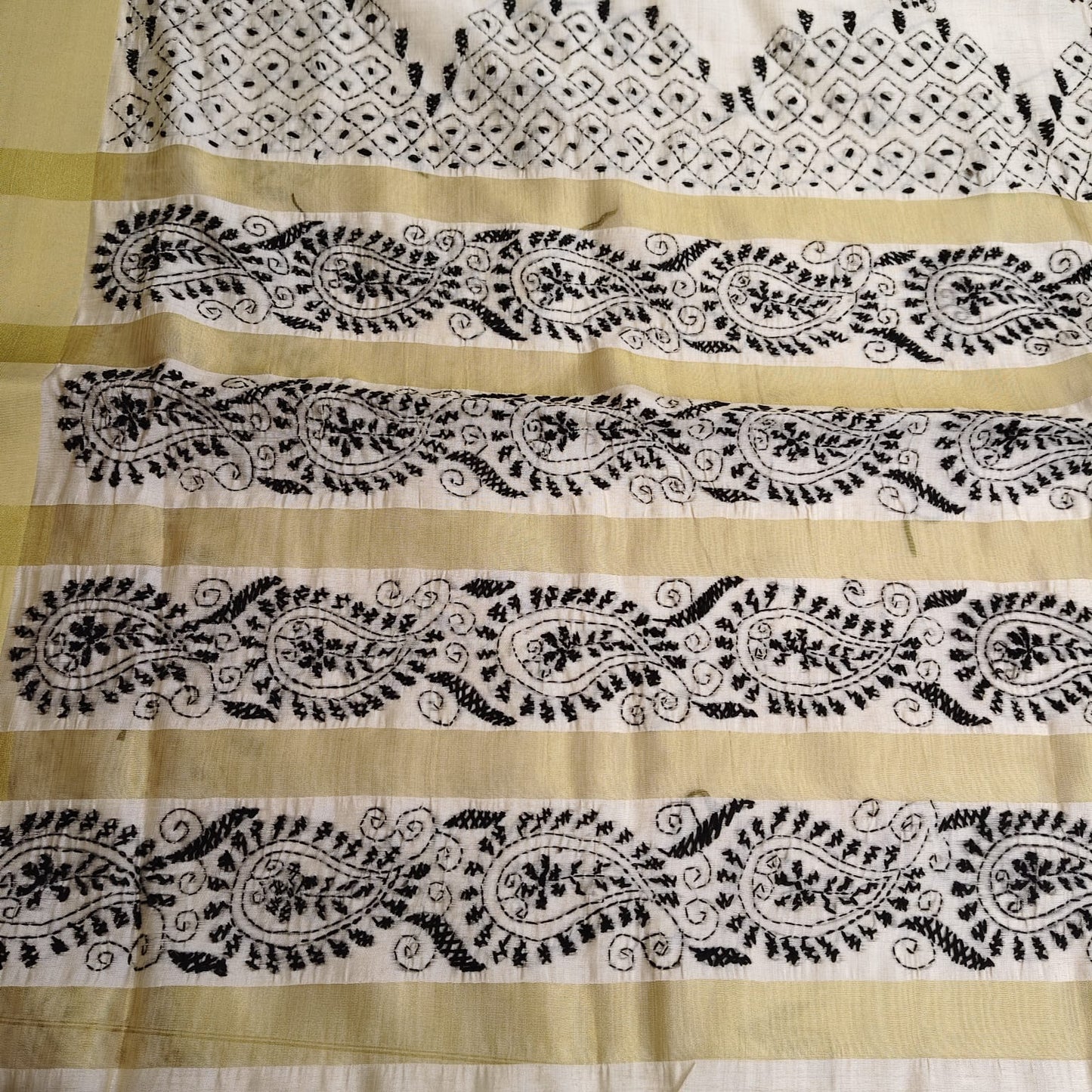 Chanderi Cotton- Silk Kantha 04
