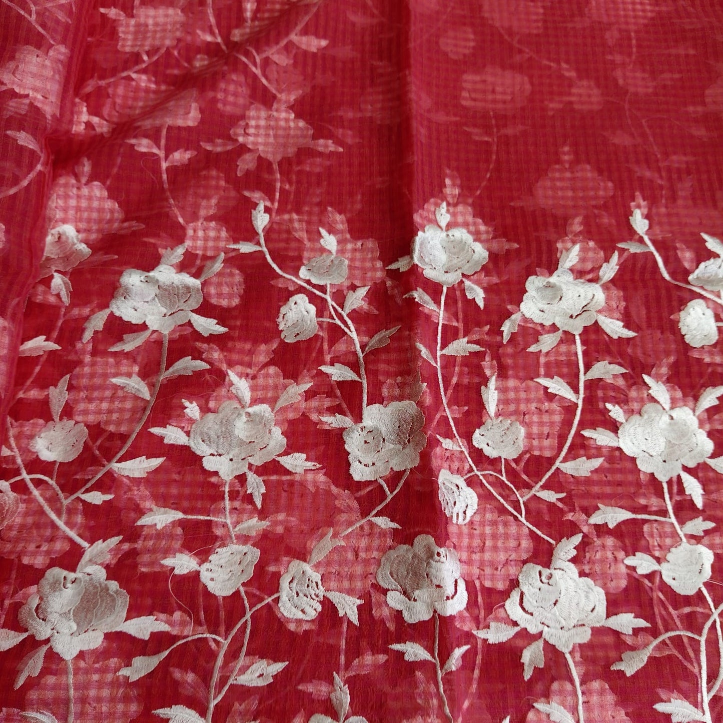 Rose Pink Parsi Embroidery