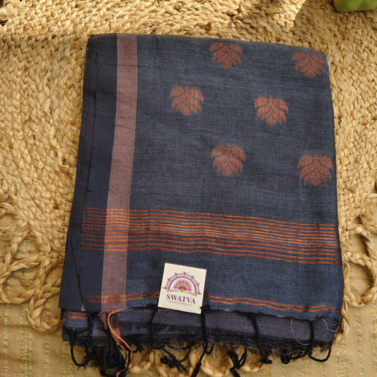 Pure Linen by Linen, Charcoal Gray