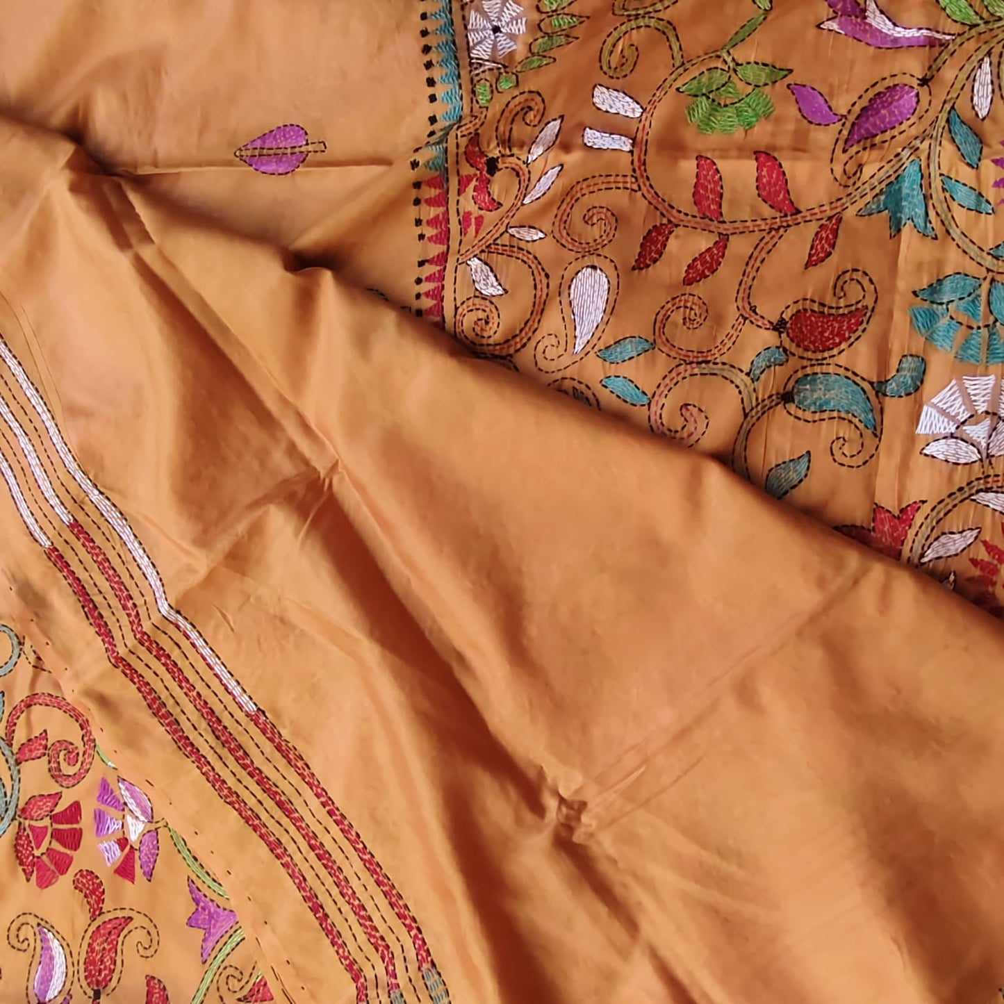 Kantha Stitch-Mustard