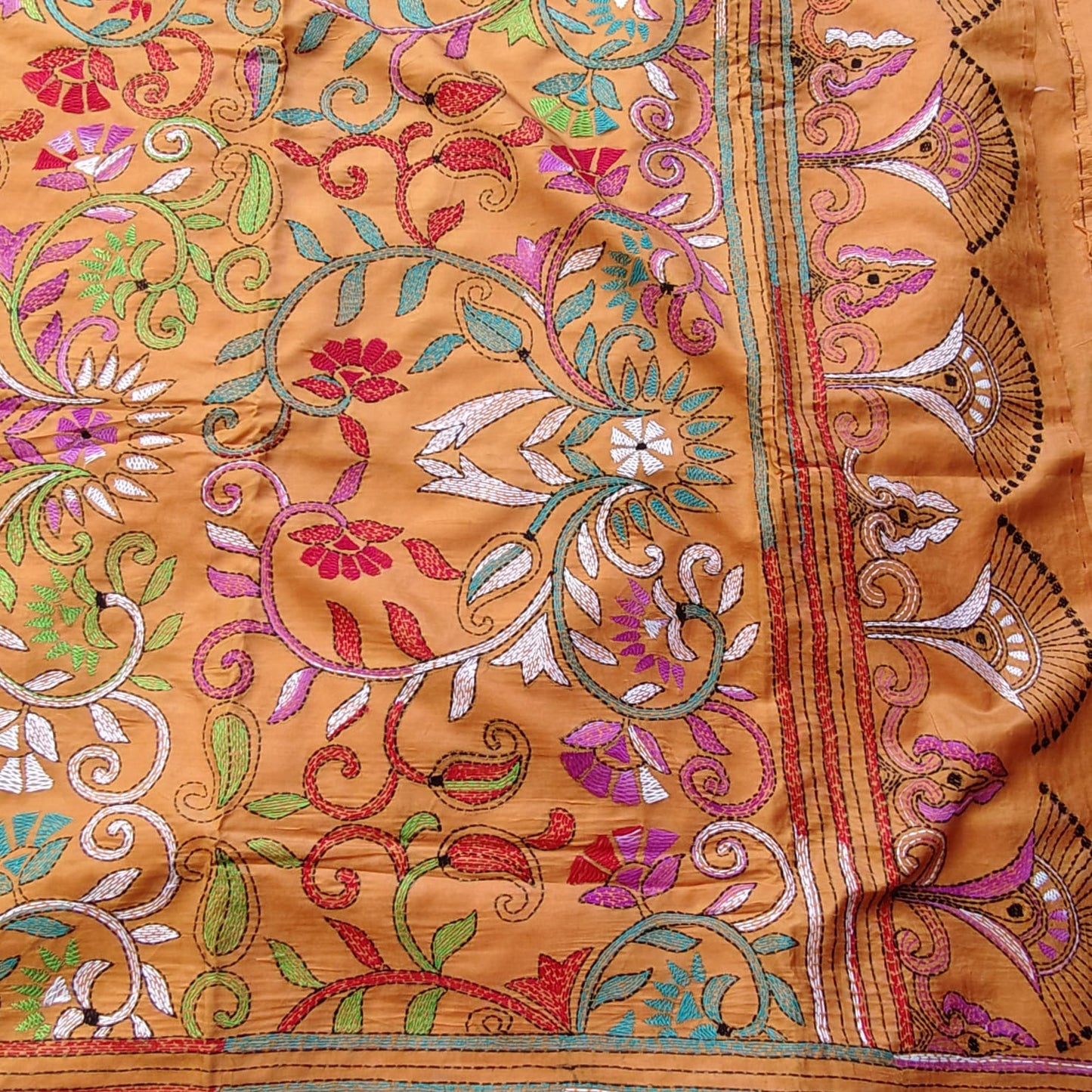 Kantha Stitch-Mustard