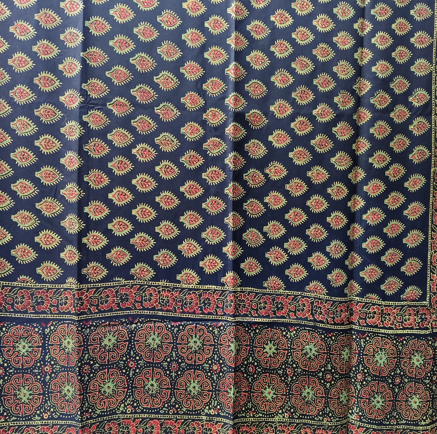 Ajrakh Block Print, Black