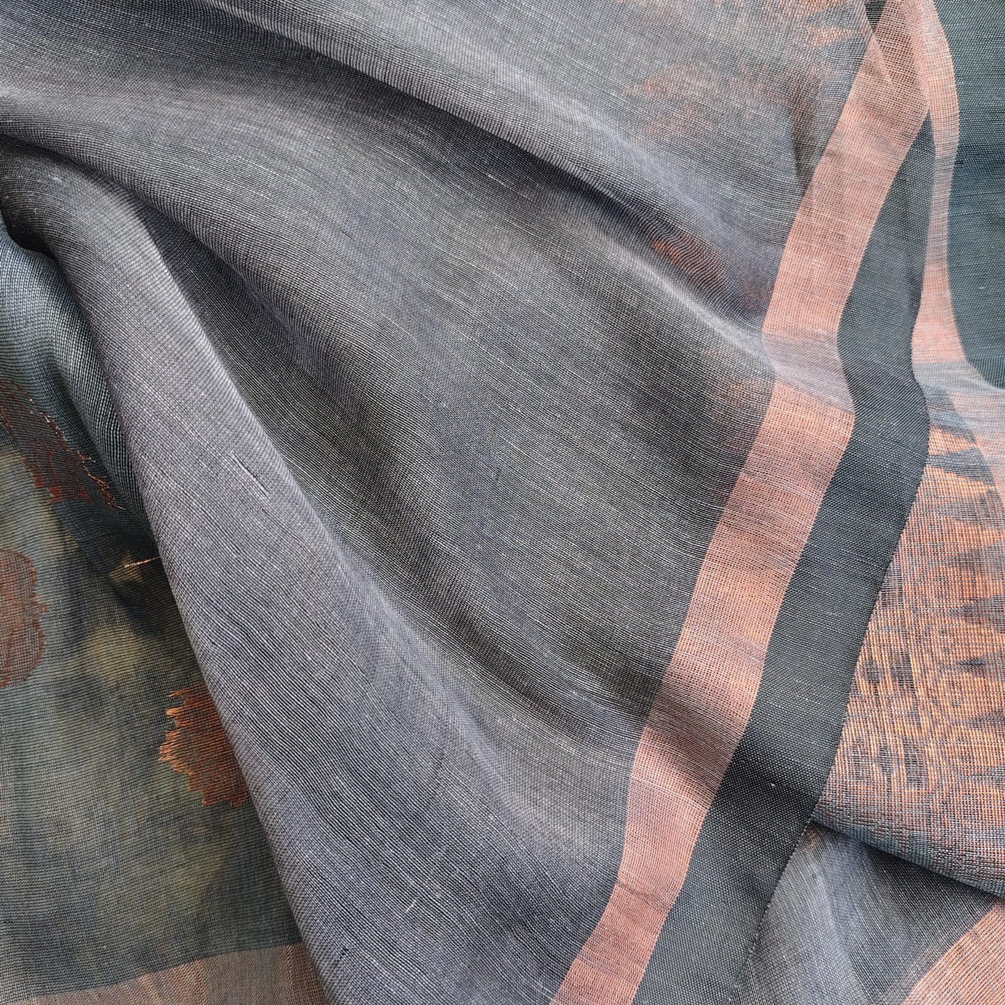 Pure Linen by Linen, Charcoal Gray