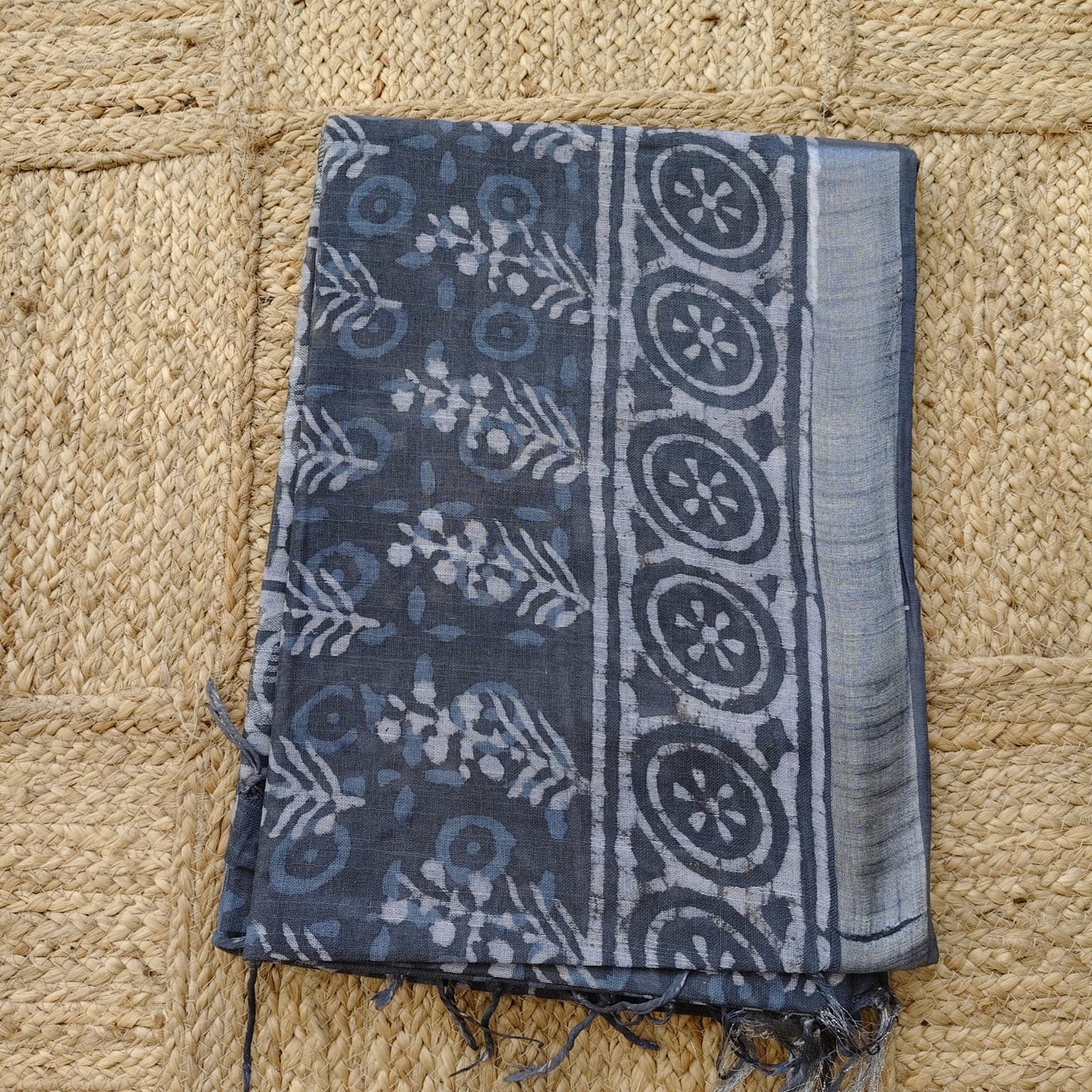 Linen Cotton, Dabu Print, Kashish