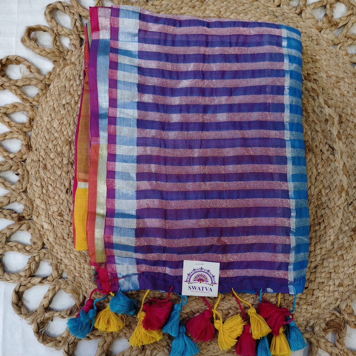 Mull cotton box check, Multi coloured-02