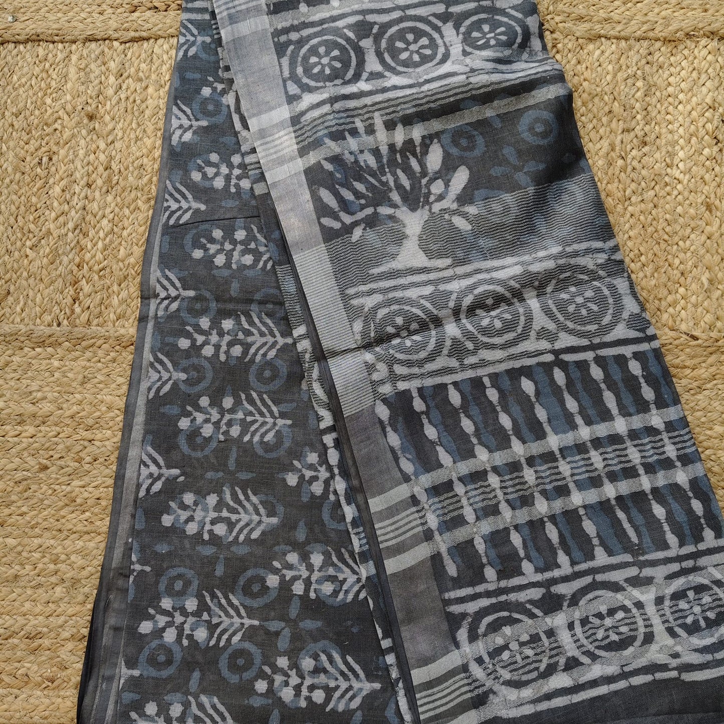 Linen Cotton, Dabu Print, Kashish