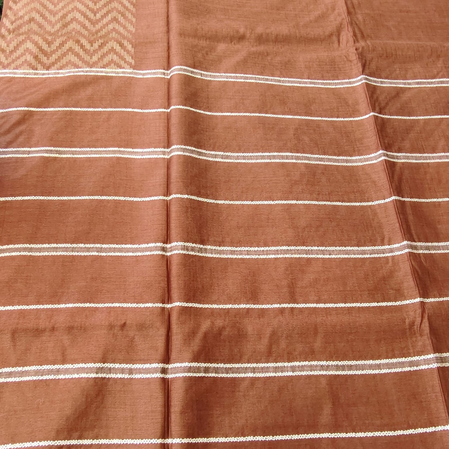 Blended Tussar Silk- Brown