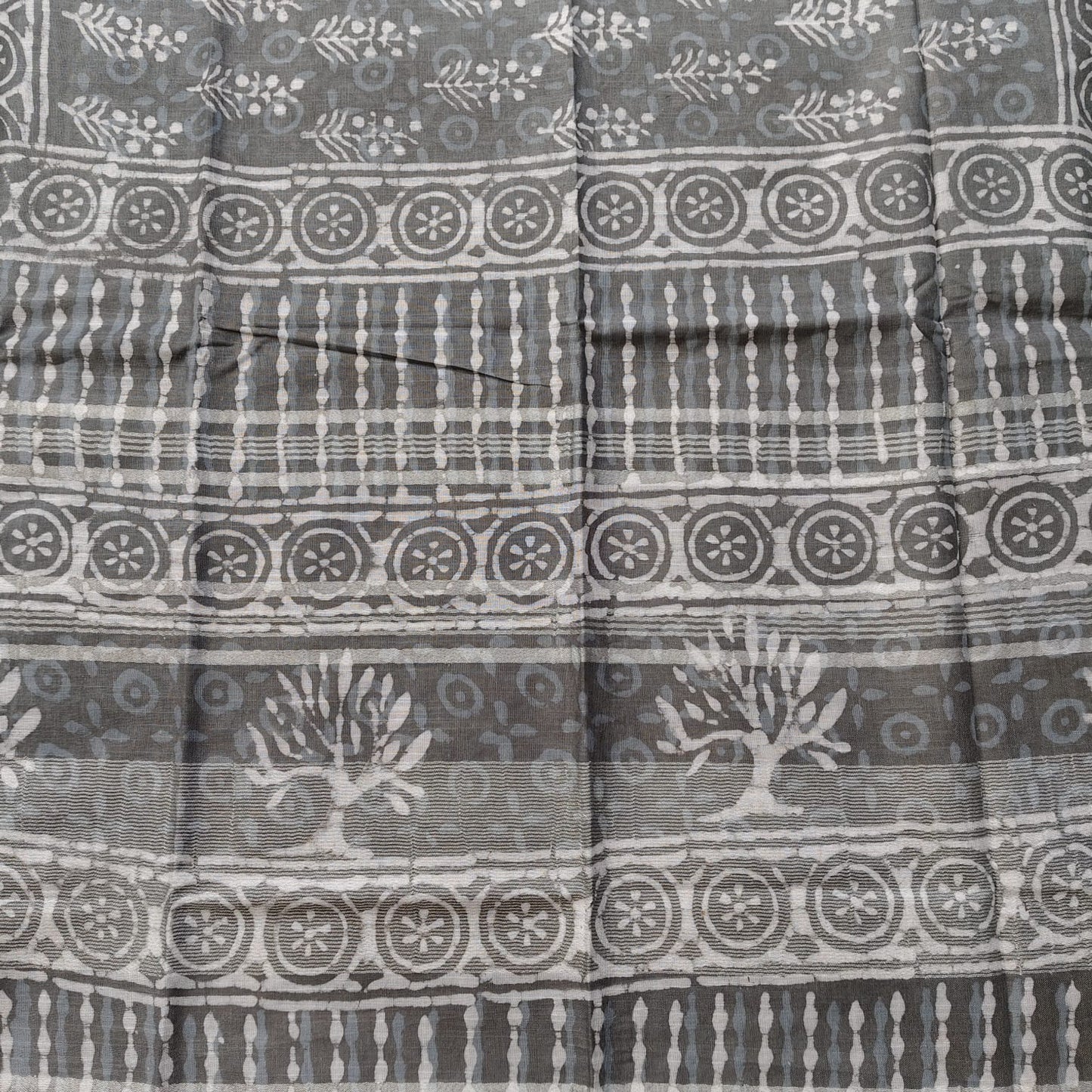 Linen Cotton, Dabu Print, Kashish