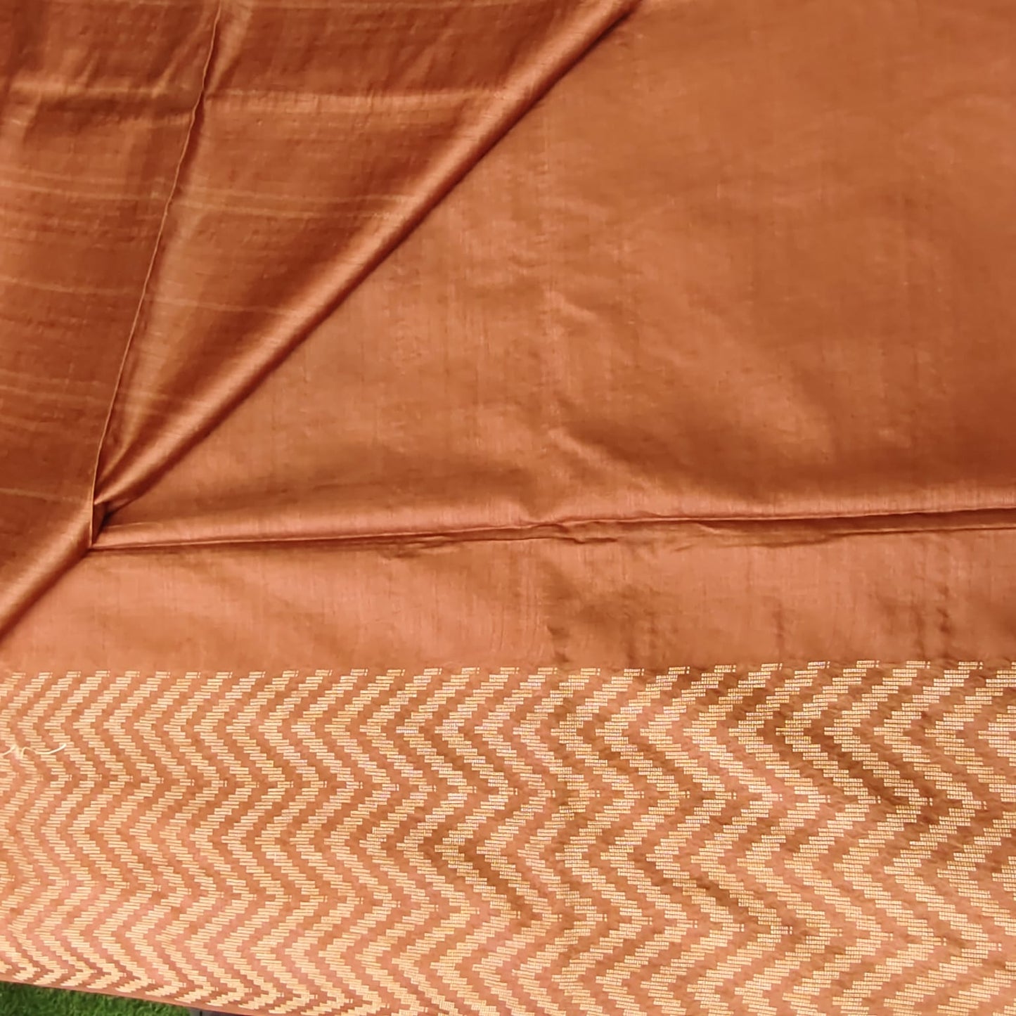 Blended Tussar Silk- Brown