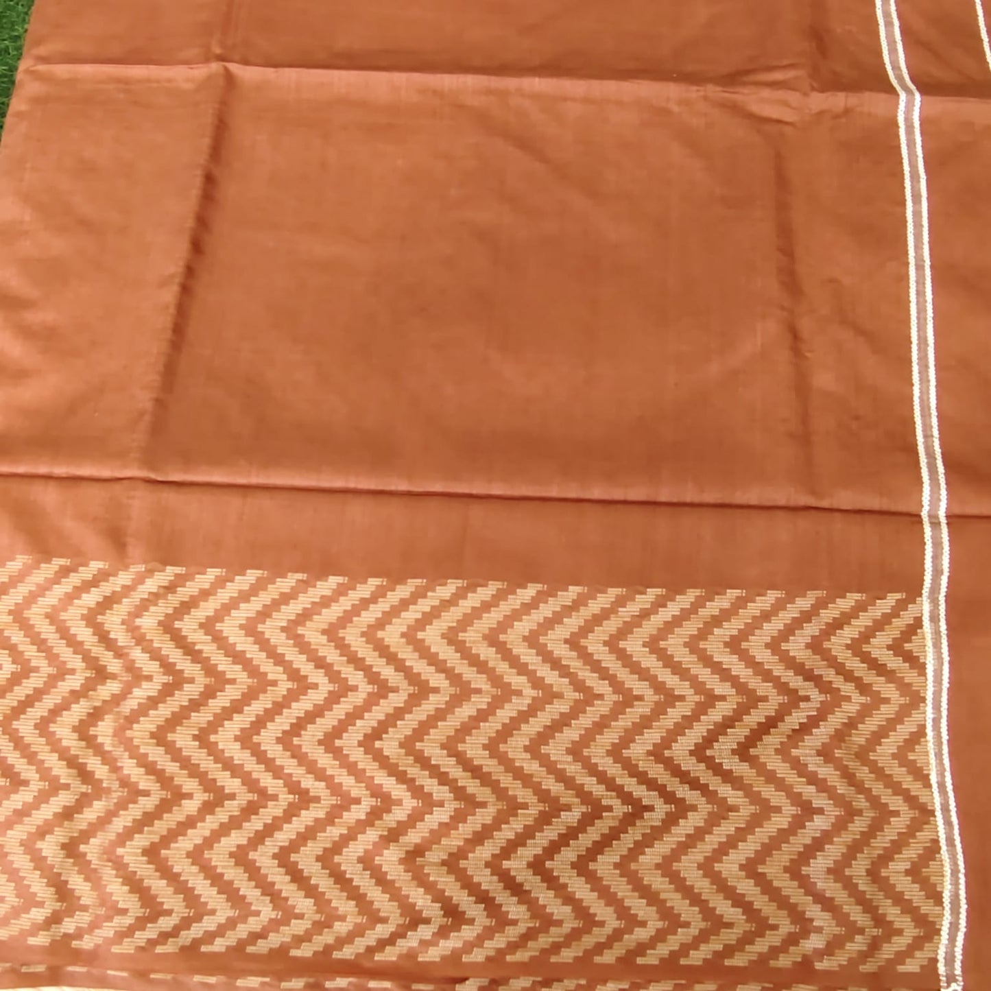 Blended Tussar Silk- Brown