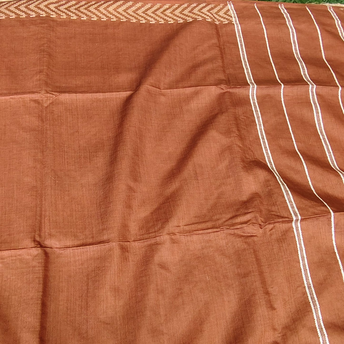 Blended Tussar Silk- Brown