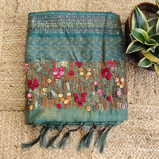 Handwork Tissue Kota- Green